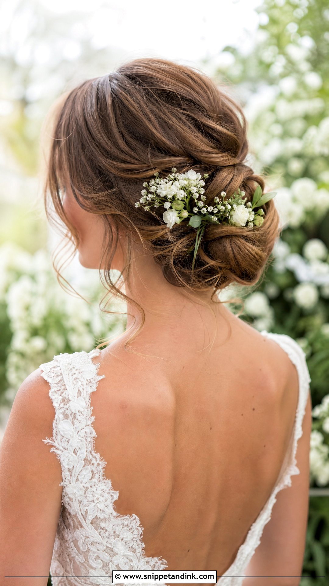 Flower Wedding Updo - Snippet and Ink - 20 Wedding Hair Up Do for Bride Ideas