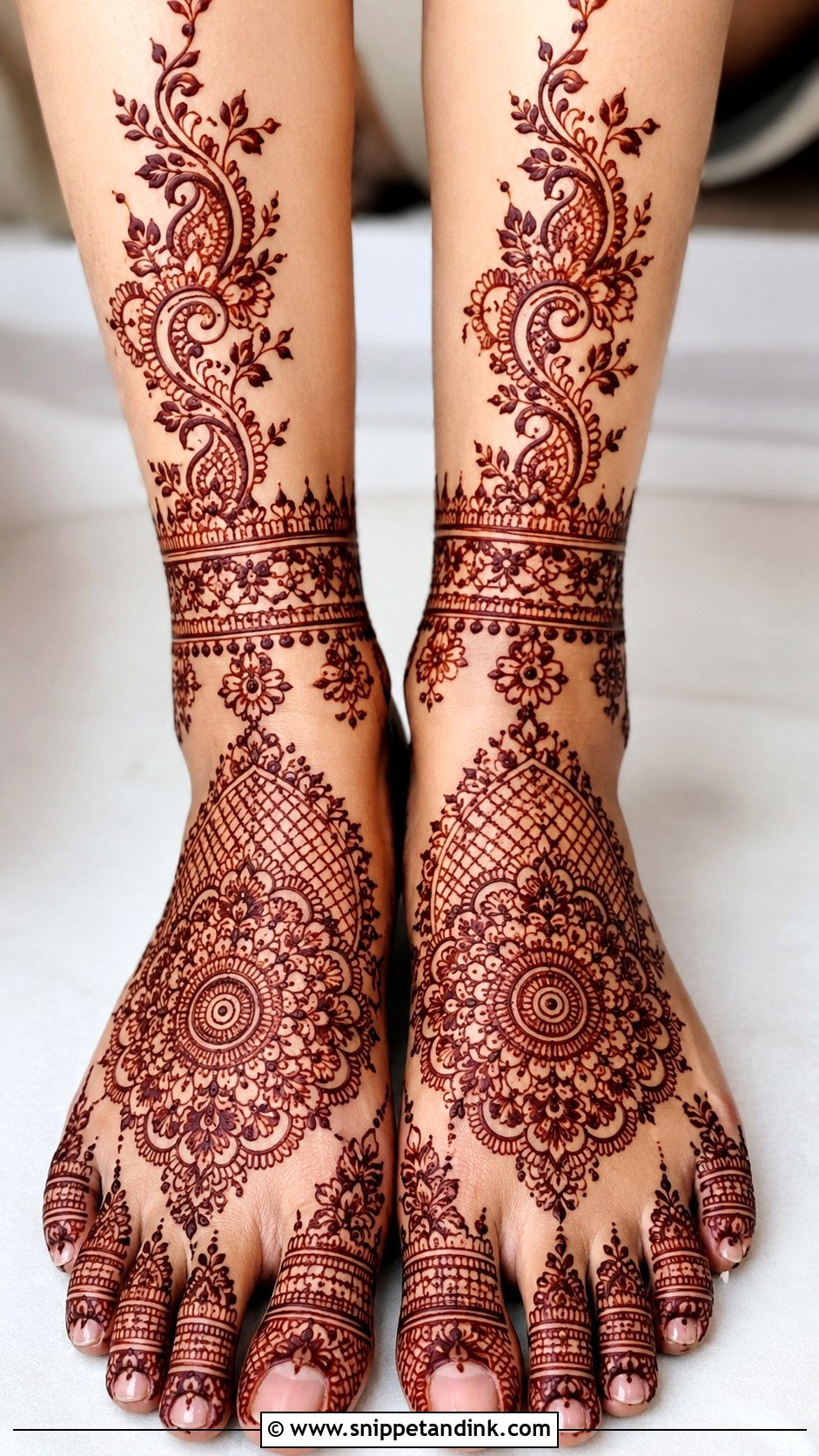 Foot Mehndi Design 2018 - Snippet and Ink - 35 Mehndi Designs 2018