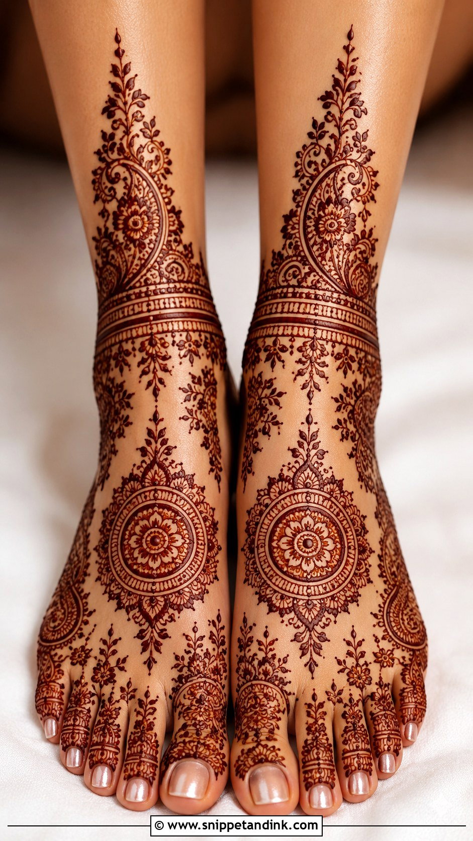 Foot Wedding Mehndi Design - Snippet and Ink - 35 Latest Wedding Mehndi Designs
