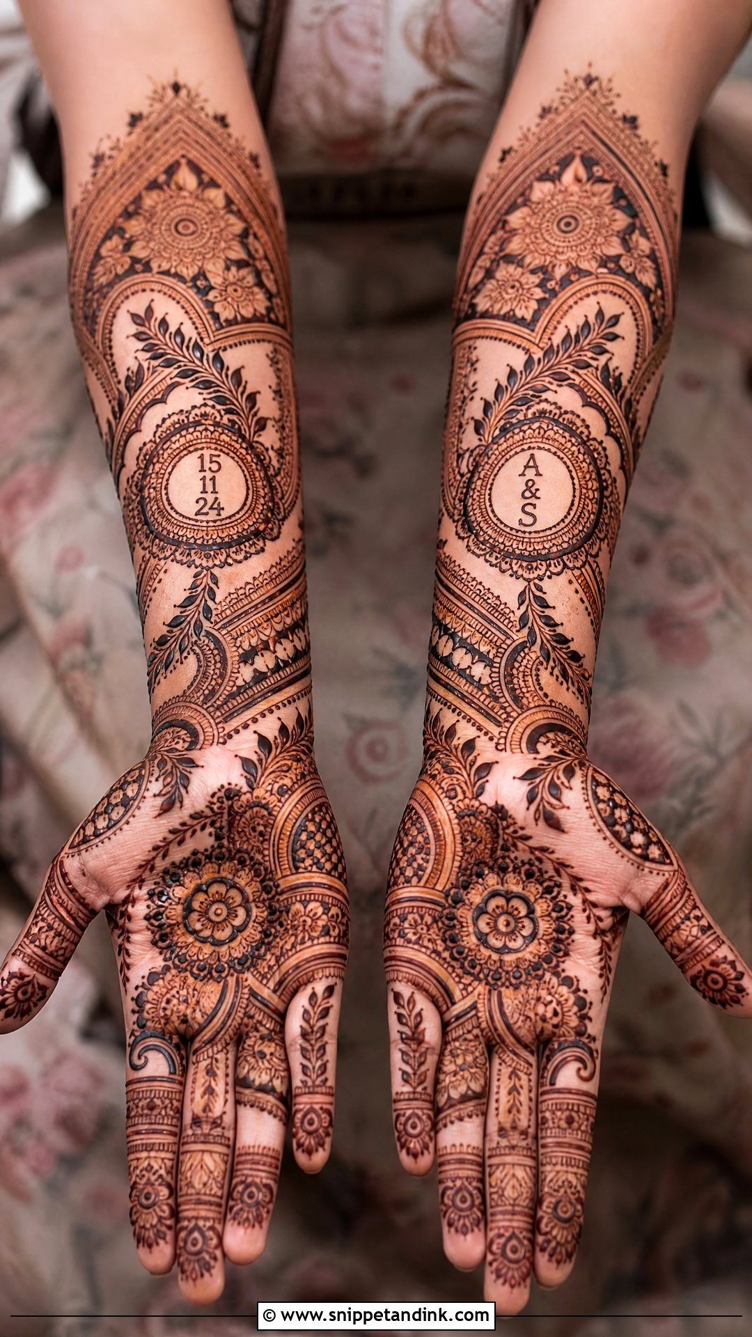 Forearm Groom Mehndi Design - Snippet and Ink - 20 Grooms Mehndi Design Ideas