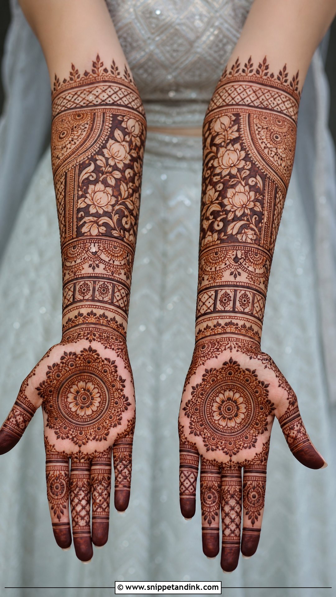 Forearm Mehndi Design for Sister Wedding - Snippet and Ink - 25 Mehndi Designs for Sisters Wedding