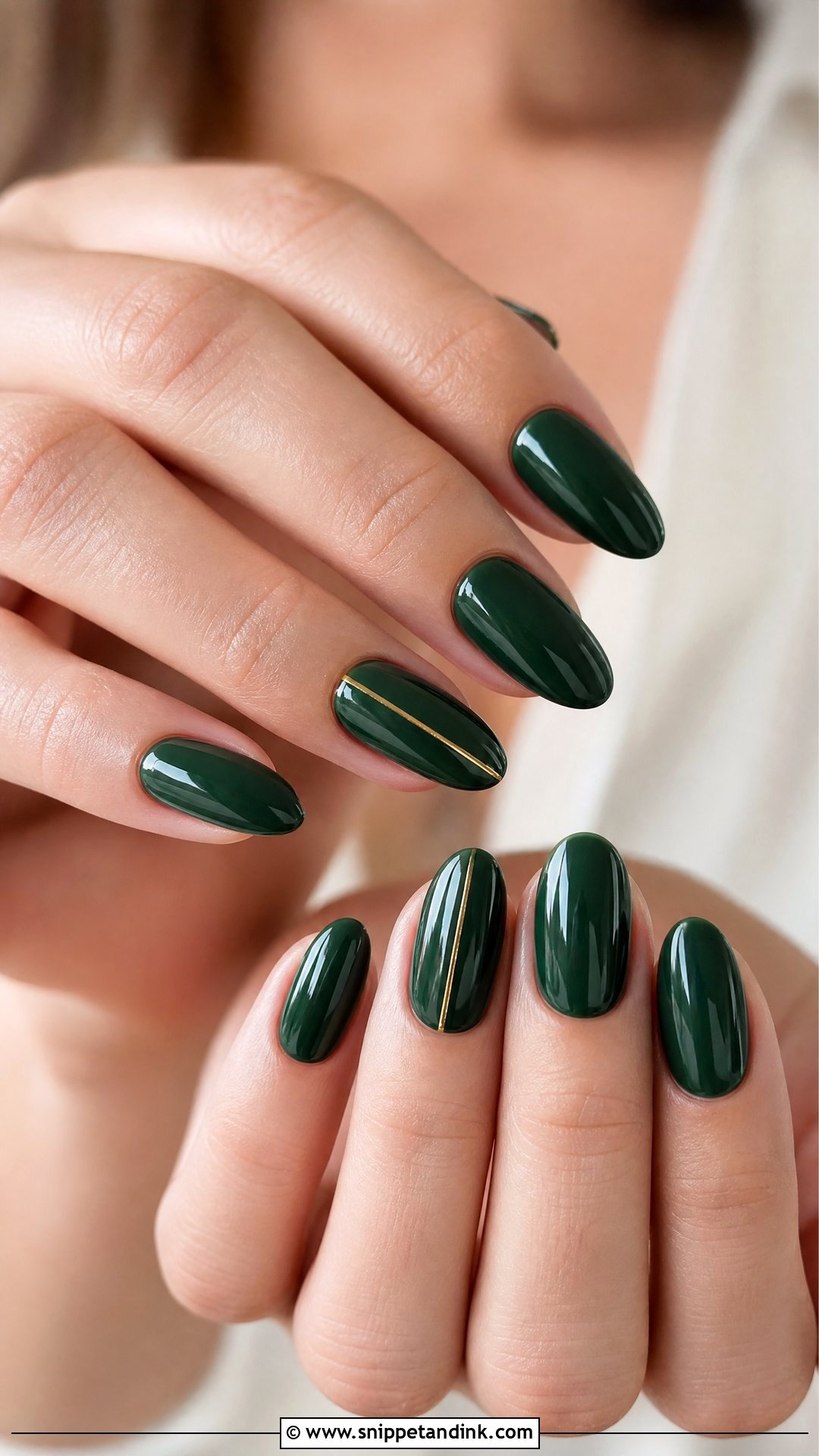 Forest Green Fall Wedding Guest Nails - Snippet and Ink - 25 Fall Wedding Nails for Guest