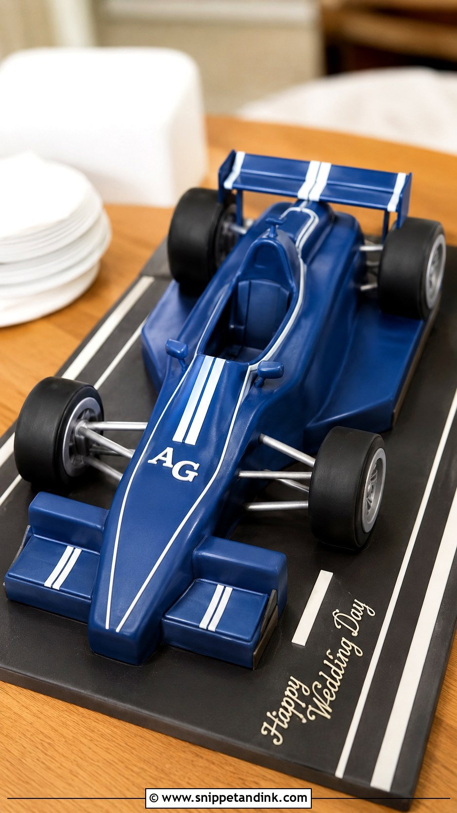Formula Car Grooms Cake - Snippet and Ink - 20 Grooms Car Cake Ideas