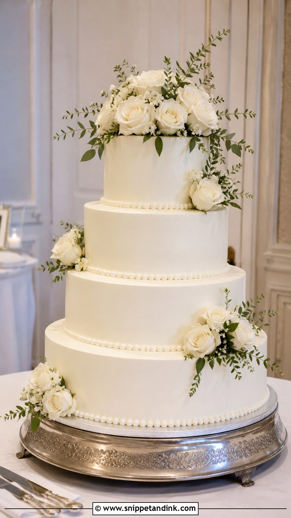 Four Tier Wedding Cake For 150 Guests - Snippet and Ink - 20 Wedding Cake for 150 Guests