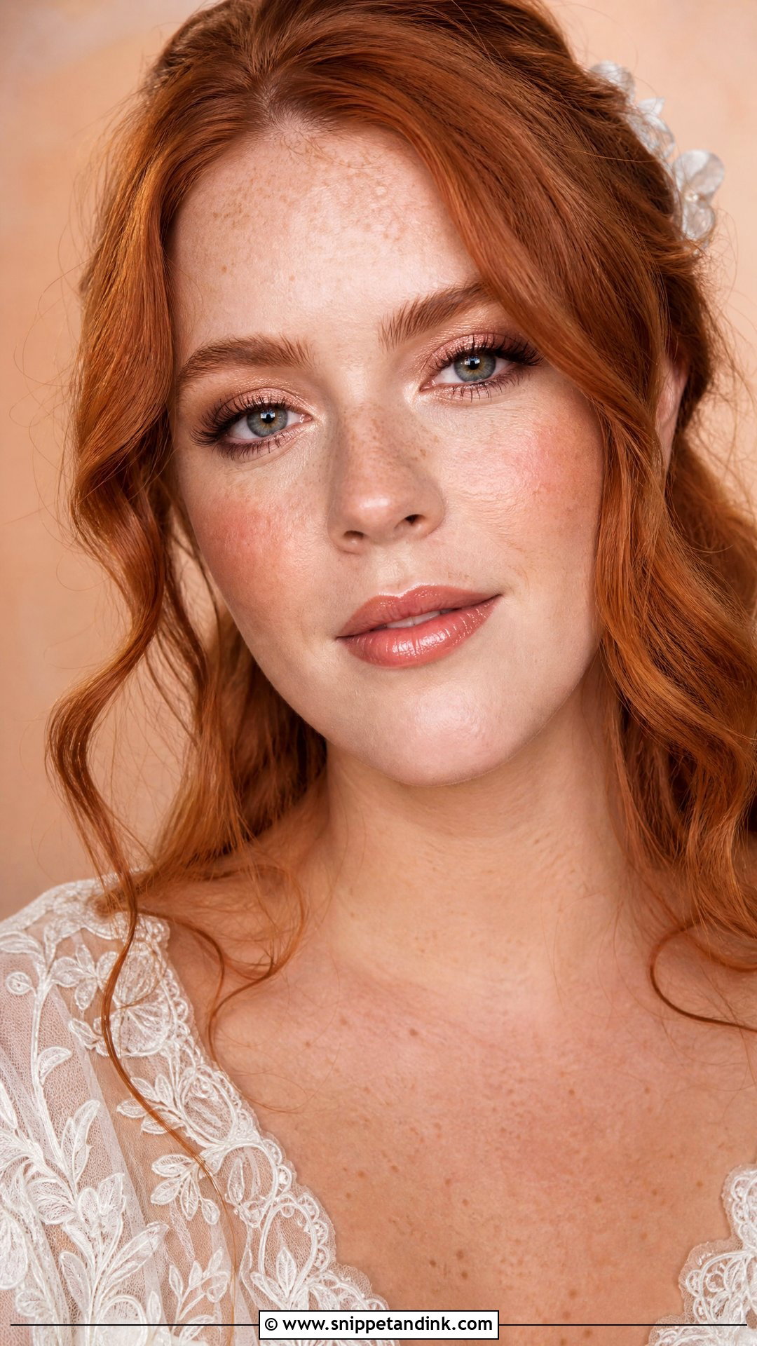 Freckled Pale Bridal Makeup - Snippet and Ink - 20 Pale Bridal Makeup Ideas