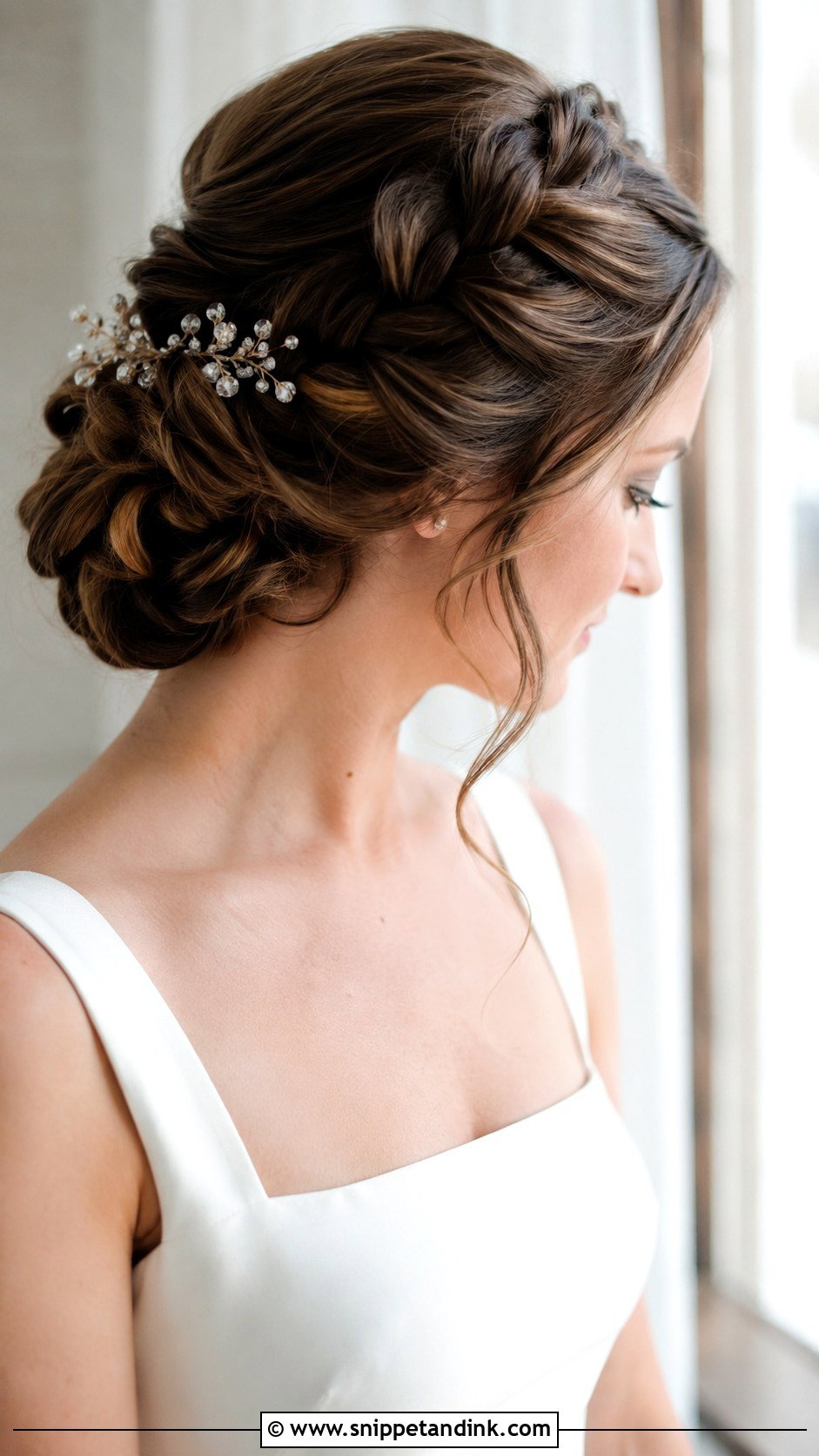 French Braid Bridal Hair - Snippet and Ink - 20 Bridal Hair with Braids