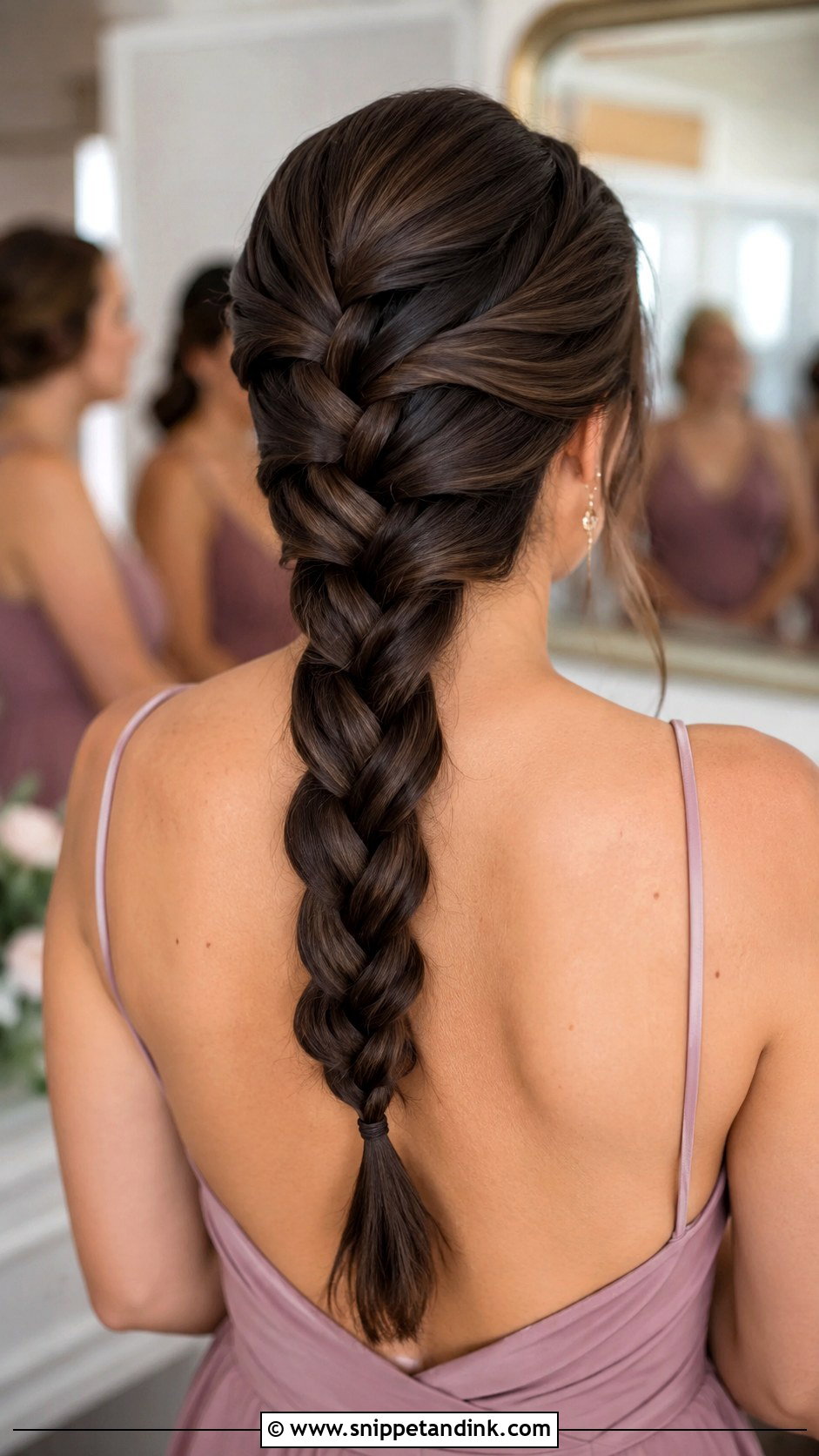French Braid Bridesmaid Hair - Snippet and Ink - 30 Simple Bridesmaid Hair Ideas