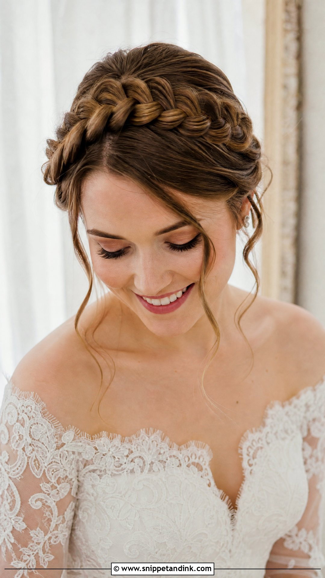 French Braid Crown for Brides - Snippet and Ink - 20 Brides with Braids