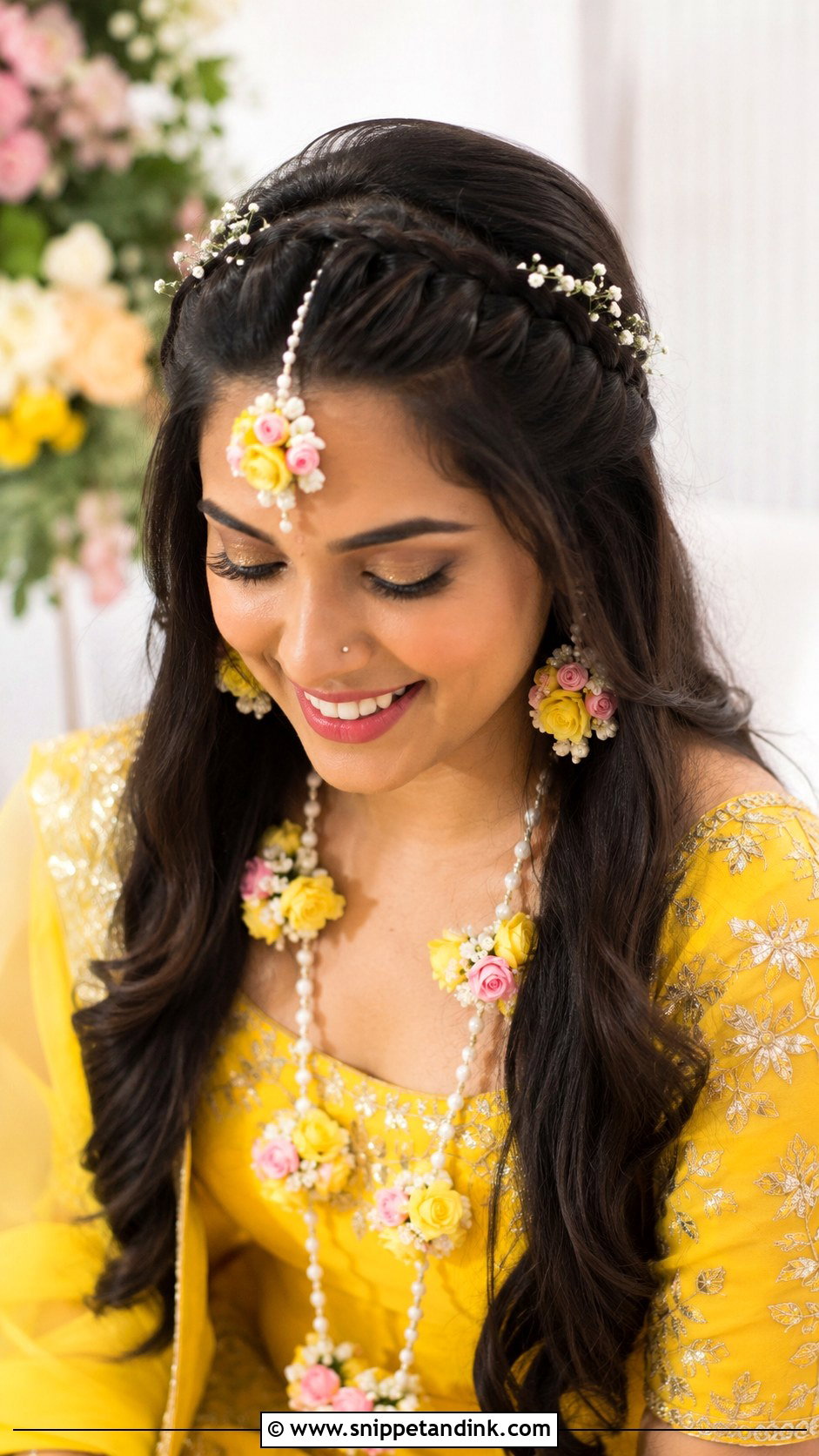 French Braid Front - Snippet and Ink - 25 Indian Front Hair Styles for Wedding