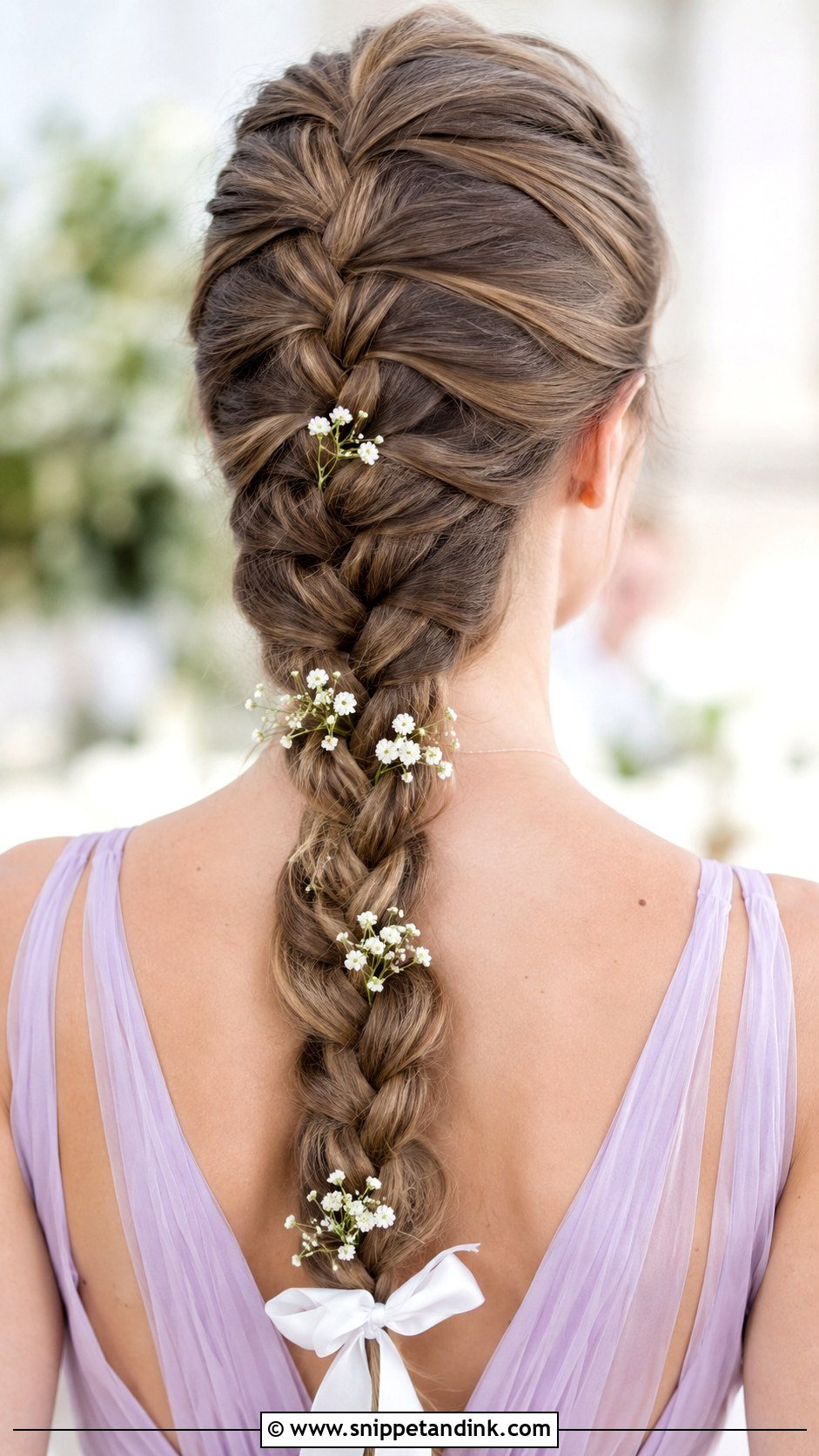 French Braid Hairstyle for Weddings - Snippet and Ink - 25 Kids Wedding Hairstyles
