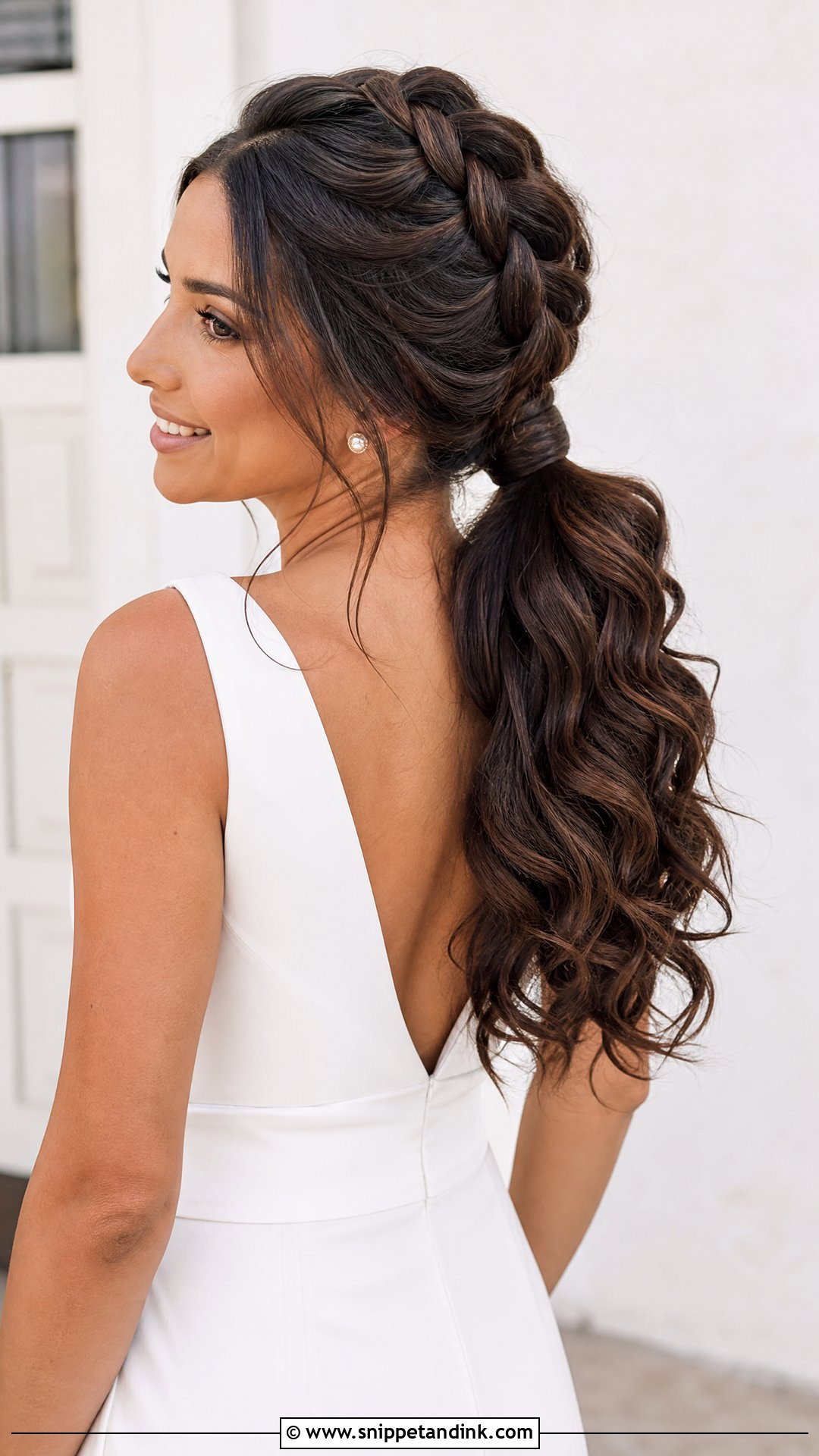 French Braid Ponytail Wedding Hair - Snippet and Ink - 15 French Braid Hairstyles for Wedding