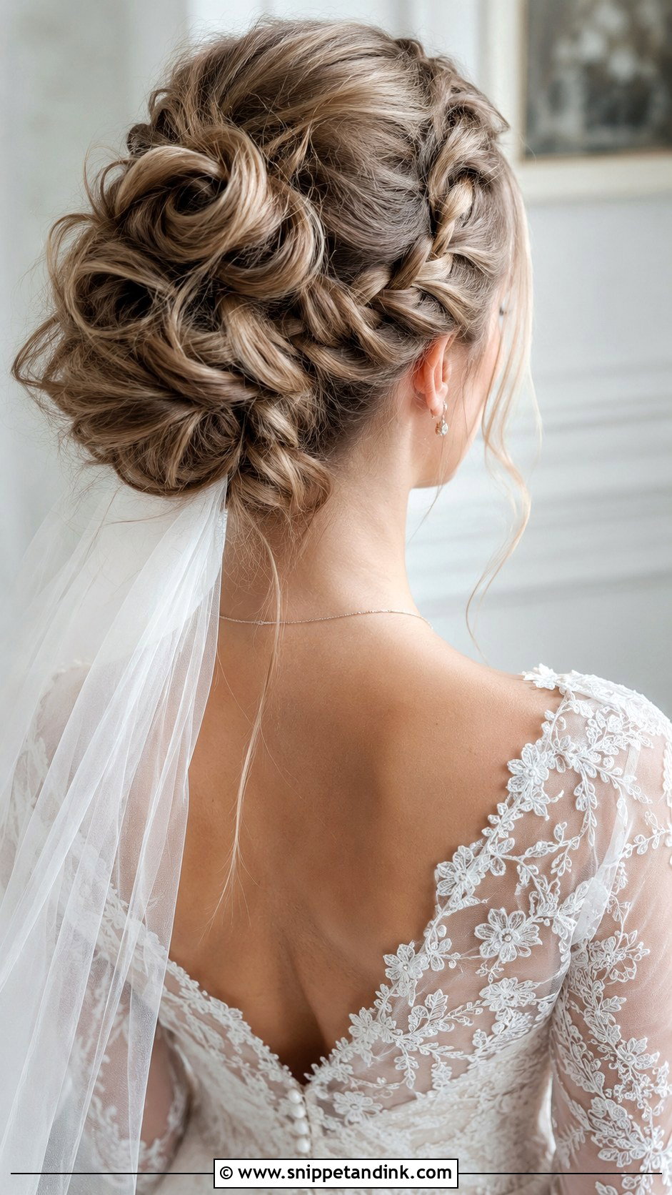 French Braid Updo - Snippet and Ink - 20 Braid Hairstyle for Weddings Ideas