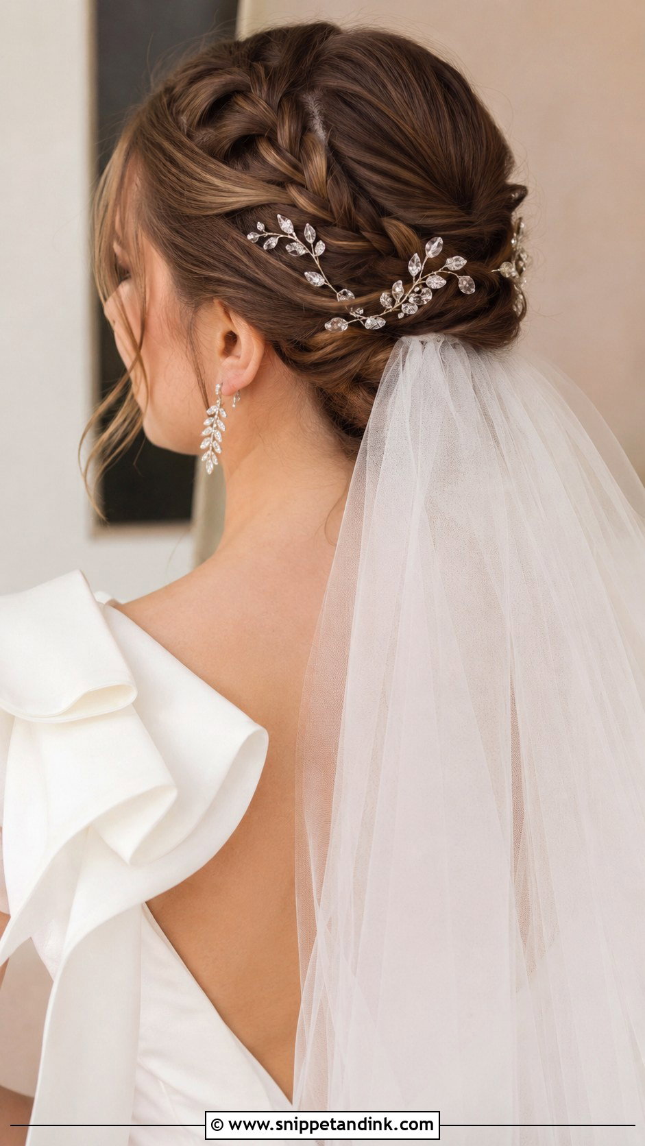French Braid Updo - Snippet and Ink - 20 Bride Braid Ideas