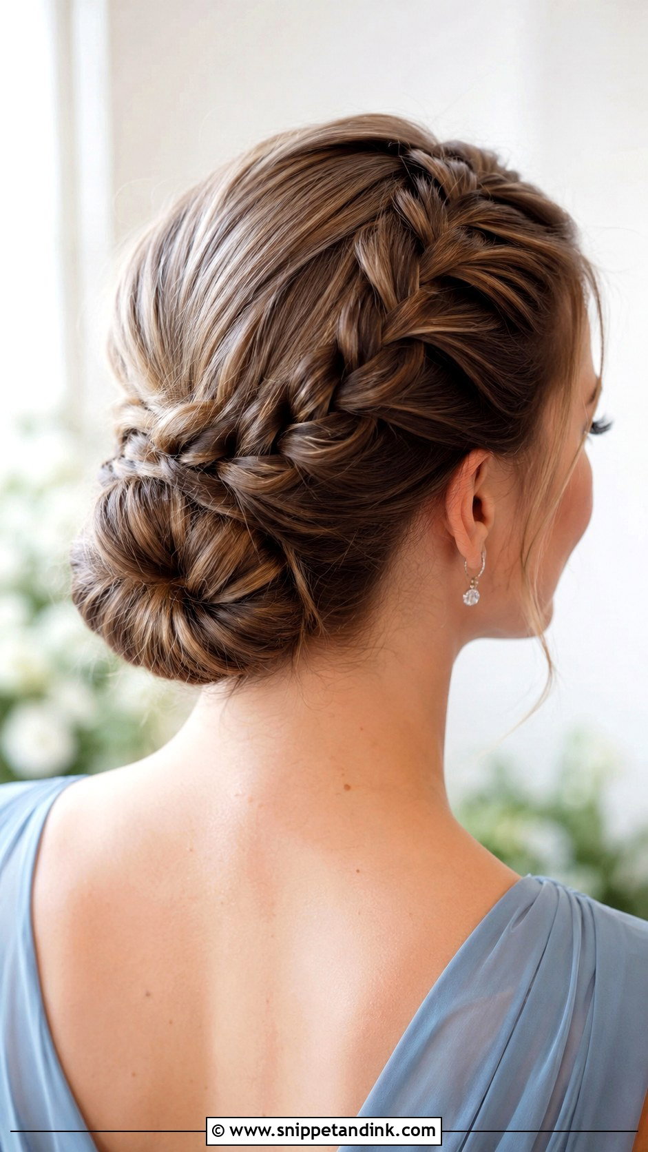 French Braid Updo Bridesmaid Hair - Snippet and Ink - 20 Bridesmaid Hair Updo Braid Ideas