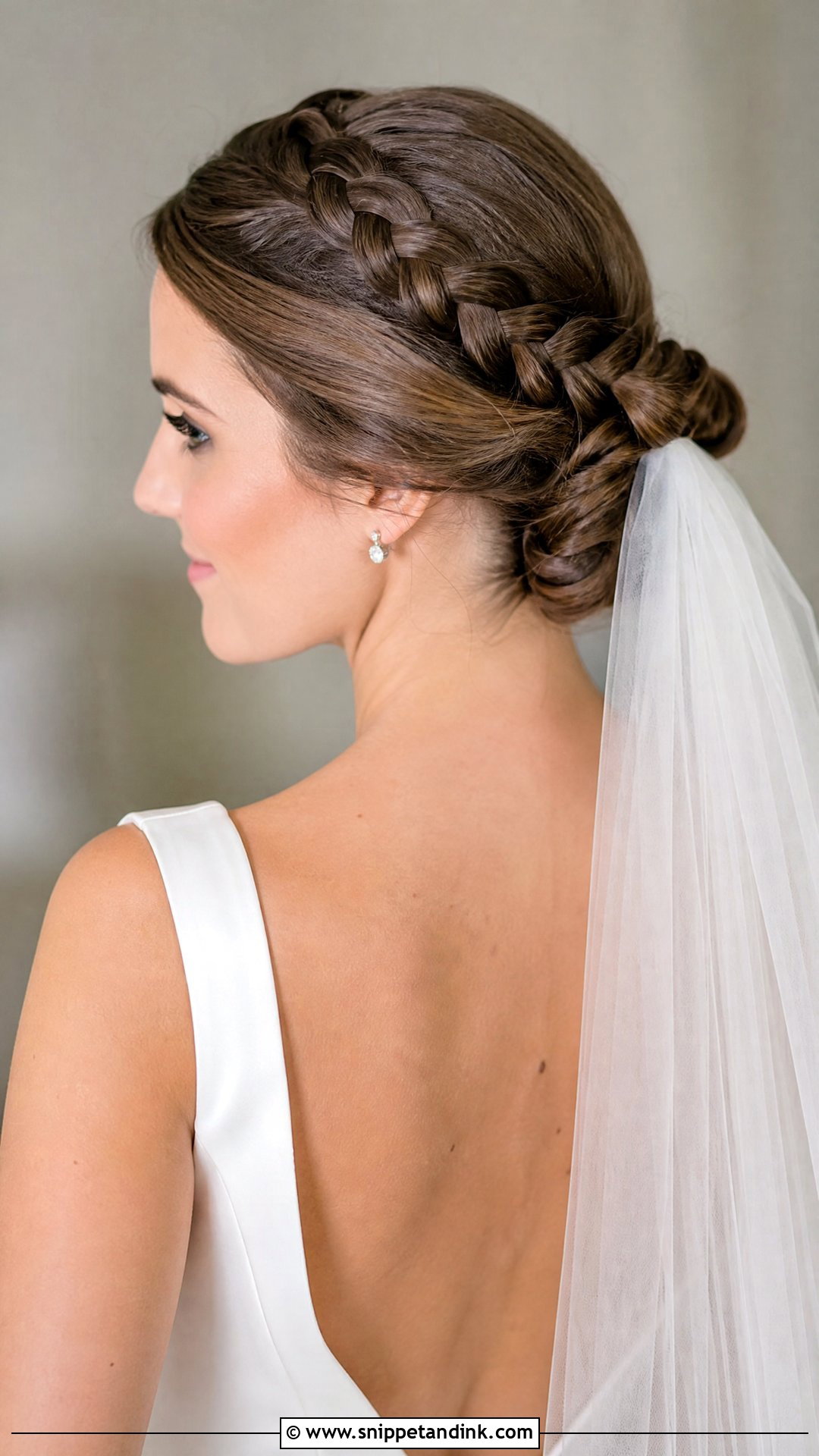 French Braid Updo for Bride - Snippet and Ink - 20 Braid Hairstyles for Bride