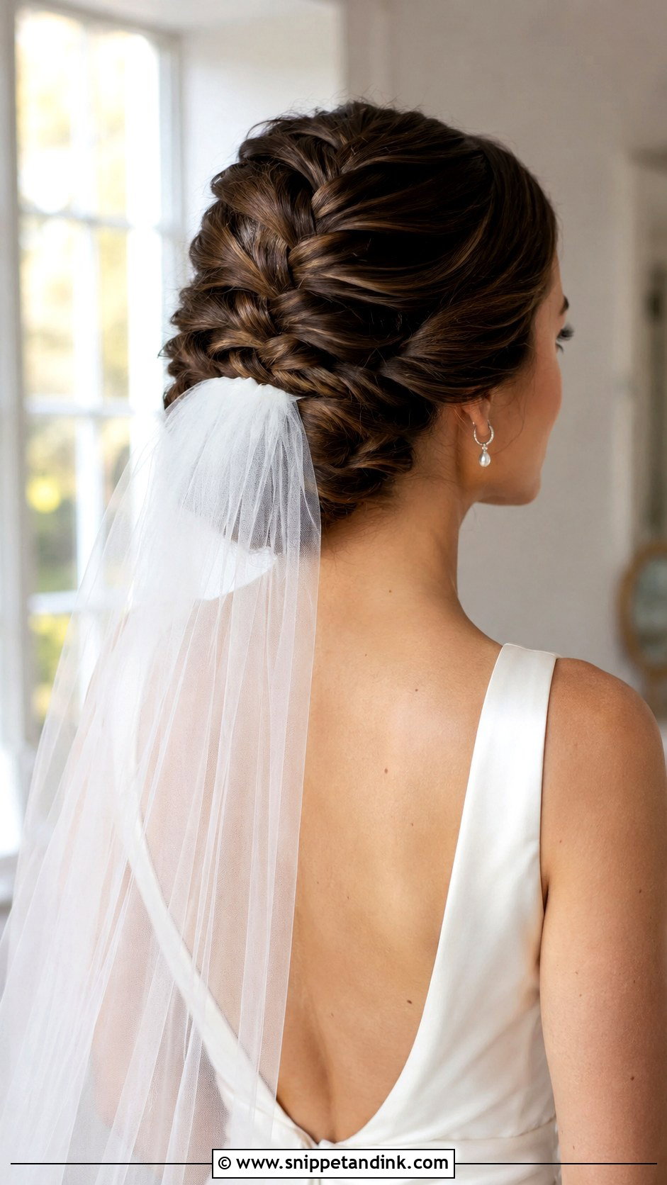 French Braid Updo - Snippet and Ink - 20 Braid Hairstyle for Wedding Ideas