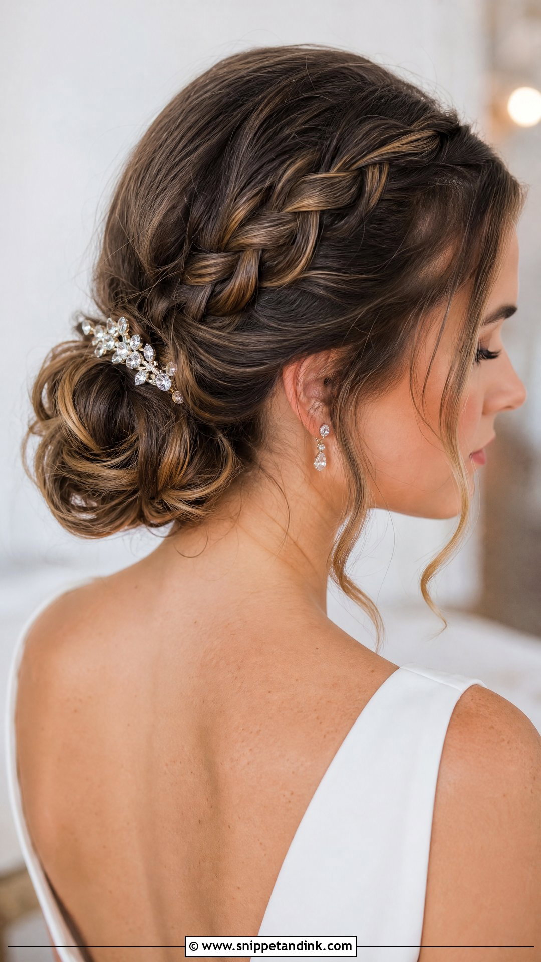 French Braid Wedding Hair For Medium Hair - Snippet and Ink - 15 French Braid Hairstyles for Wedding