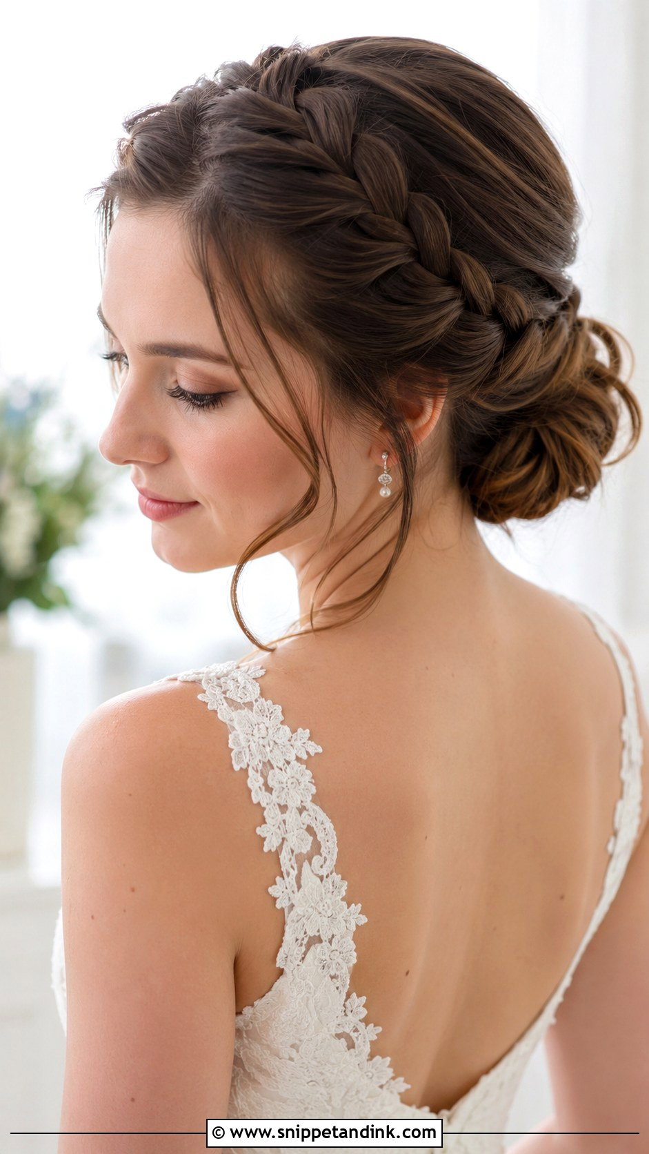 French Braid Wedding Hair - Snippet and Ink - 20 Braided Hair for Wedding Ideas