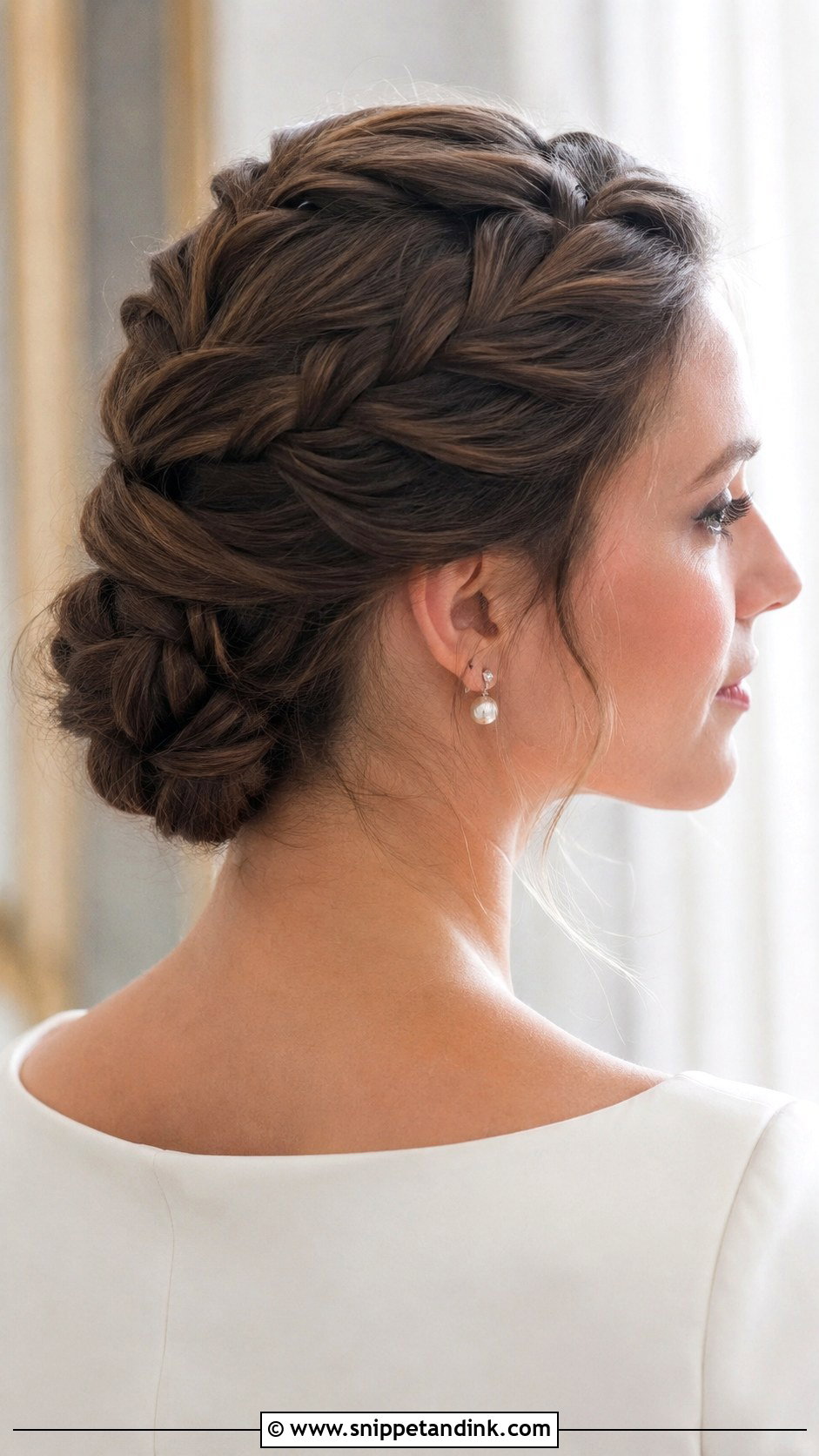 French Braid Wedding Hairstyle - Snippet and Ink - 15 Wedding Hairstyles with Braid