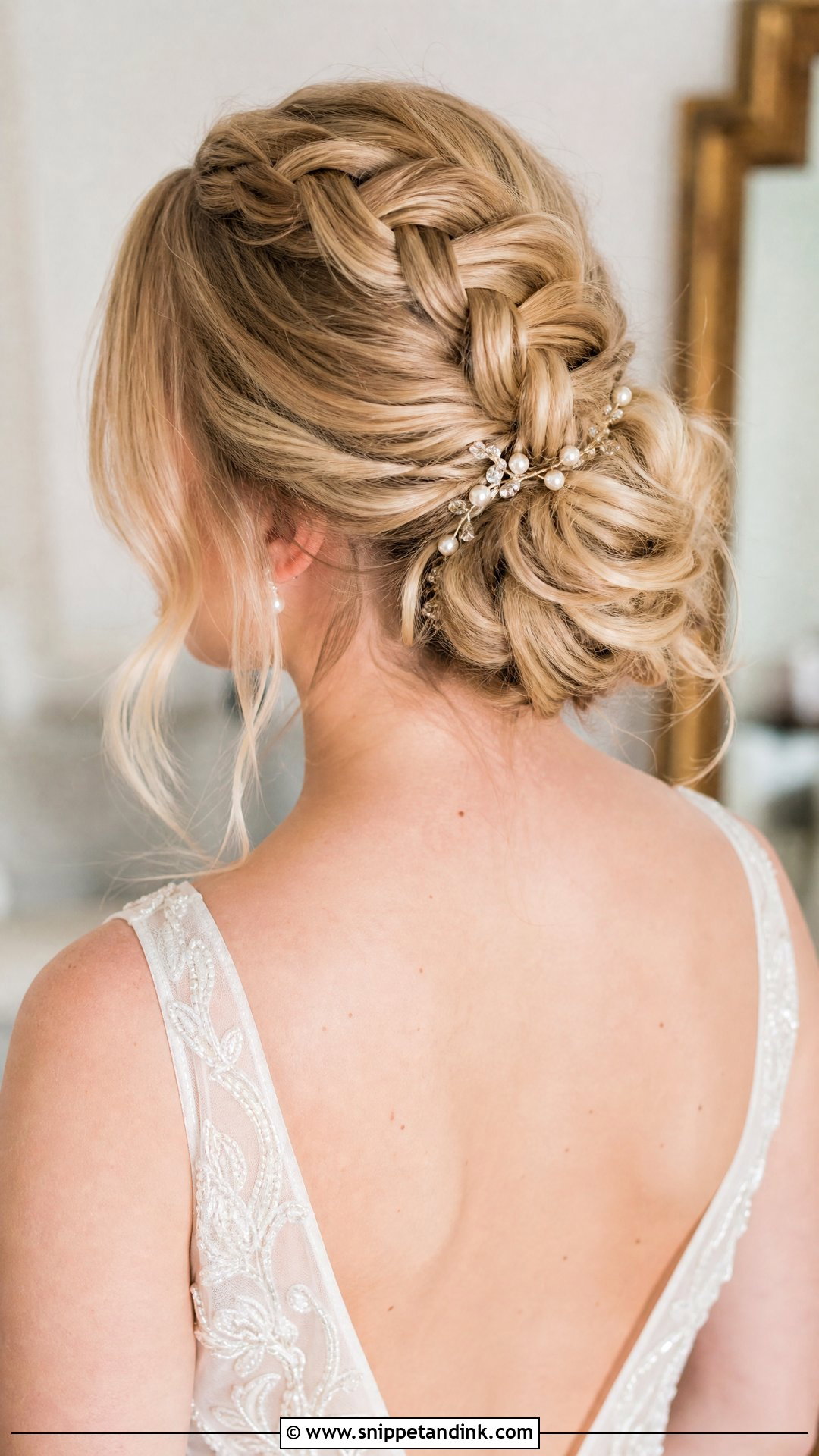 French Braid Wedding Updo - Snippet and Ink - 15 French Braid Hairstyles for Wedding