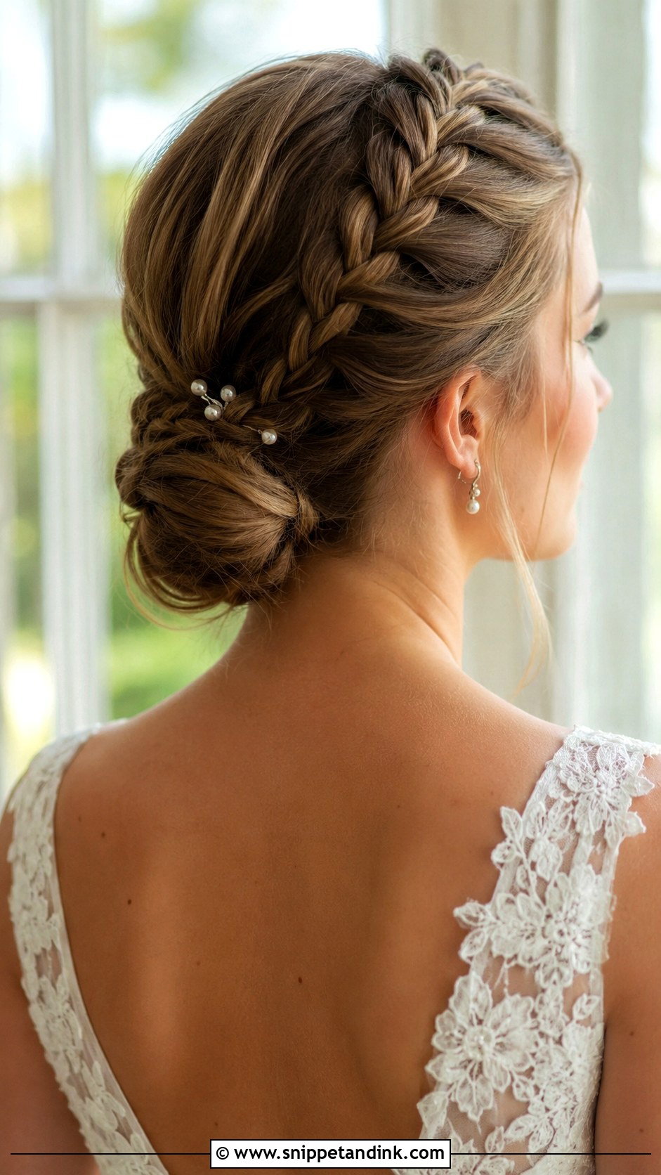 French Braid Wedding Updo - Snippet and Ink - 20 Braids Hairstyles Wedding