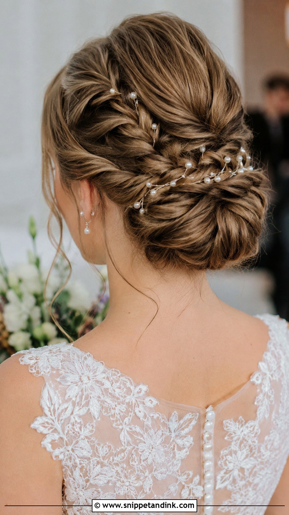 French Braid Wedding Updo - Snippet and Ink - 20 Wedding Hair with Braids