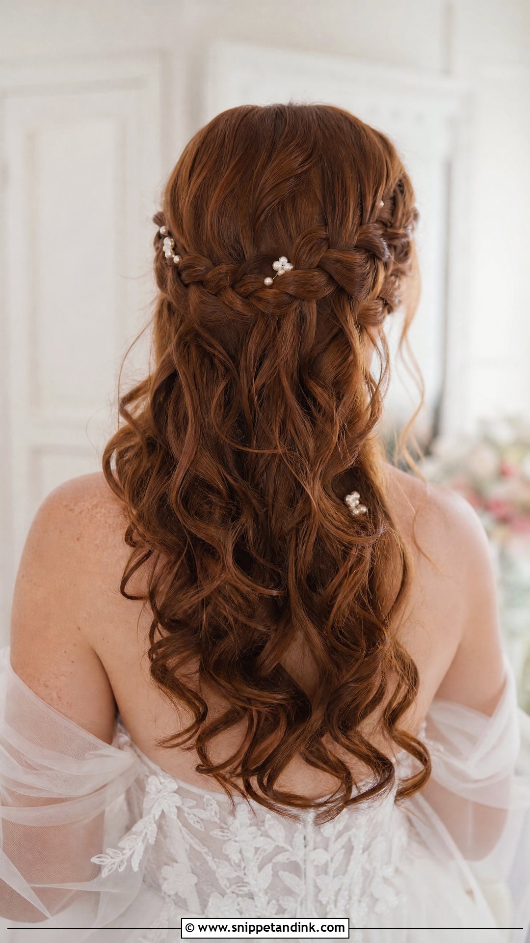 French Braid With Curls Wedding Hair - Snippet and Ink - 15 French Braid Hairstyles for Wedding