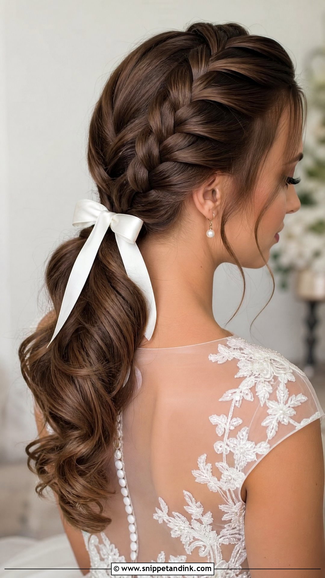 French Braided Ponytail Wedding - Snippet and Ink - 15 Braided Ponytail Hairstyles Wedding