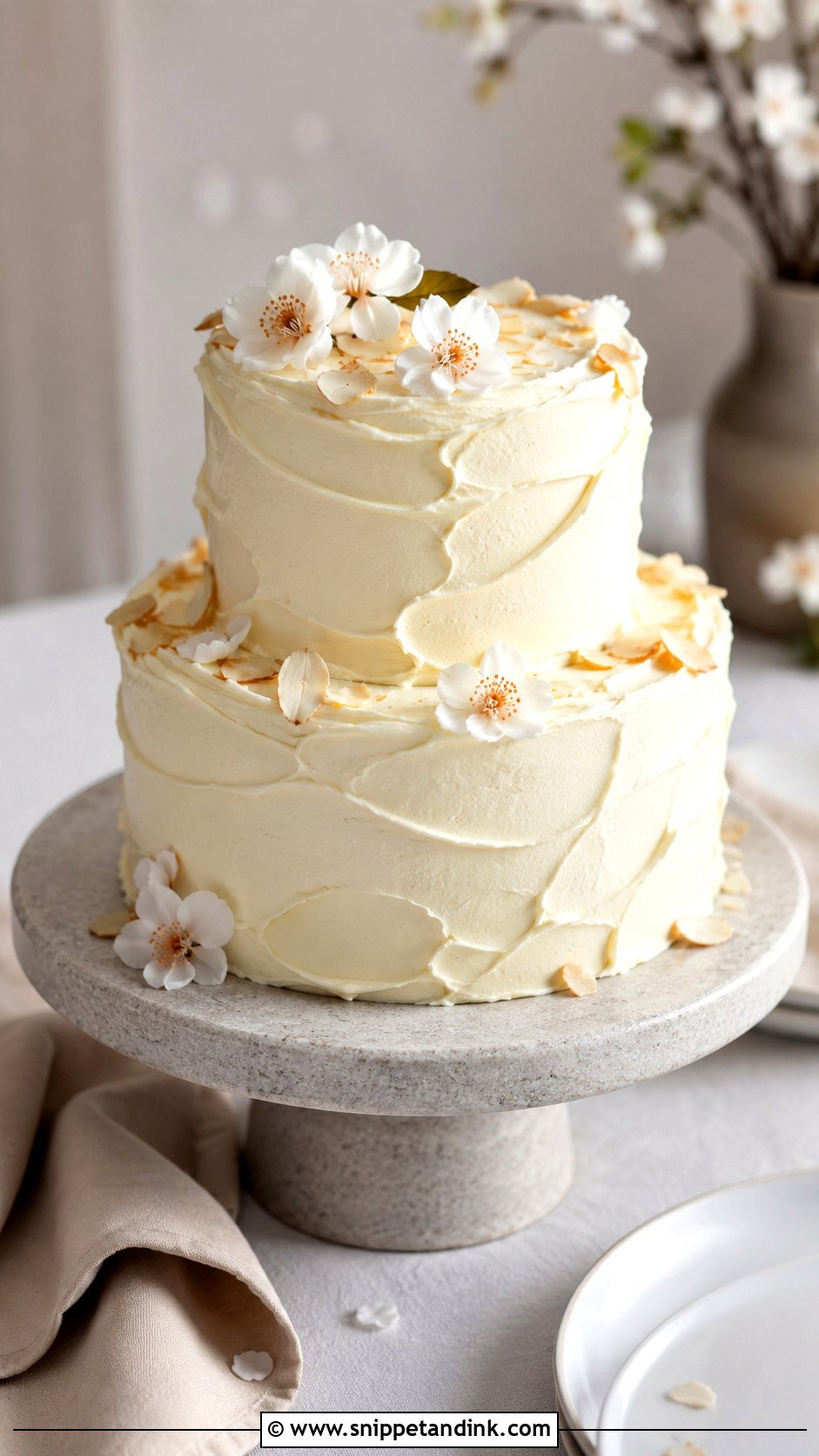 French Buttercream Wedding Cake - Snippet and Ink - 20 Frosting for Wedding Cakes