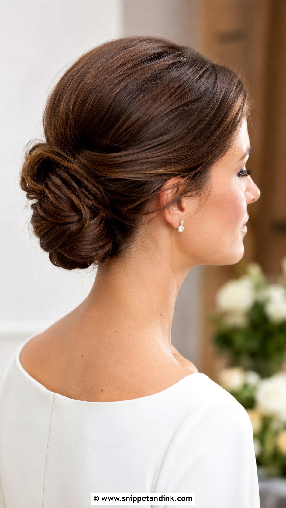 French Chignon Wedding Hair - Snippet and Ink - 20 Chignon Hair Wedding Ideas