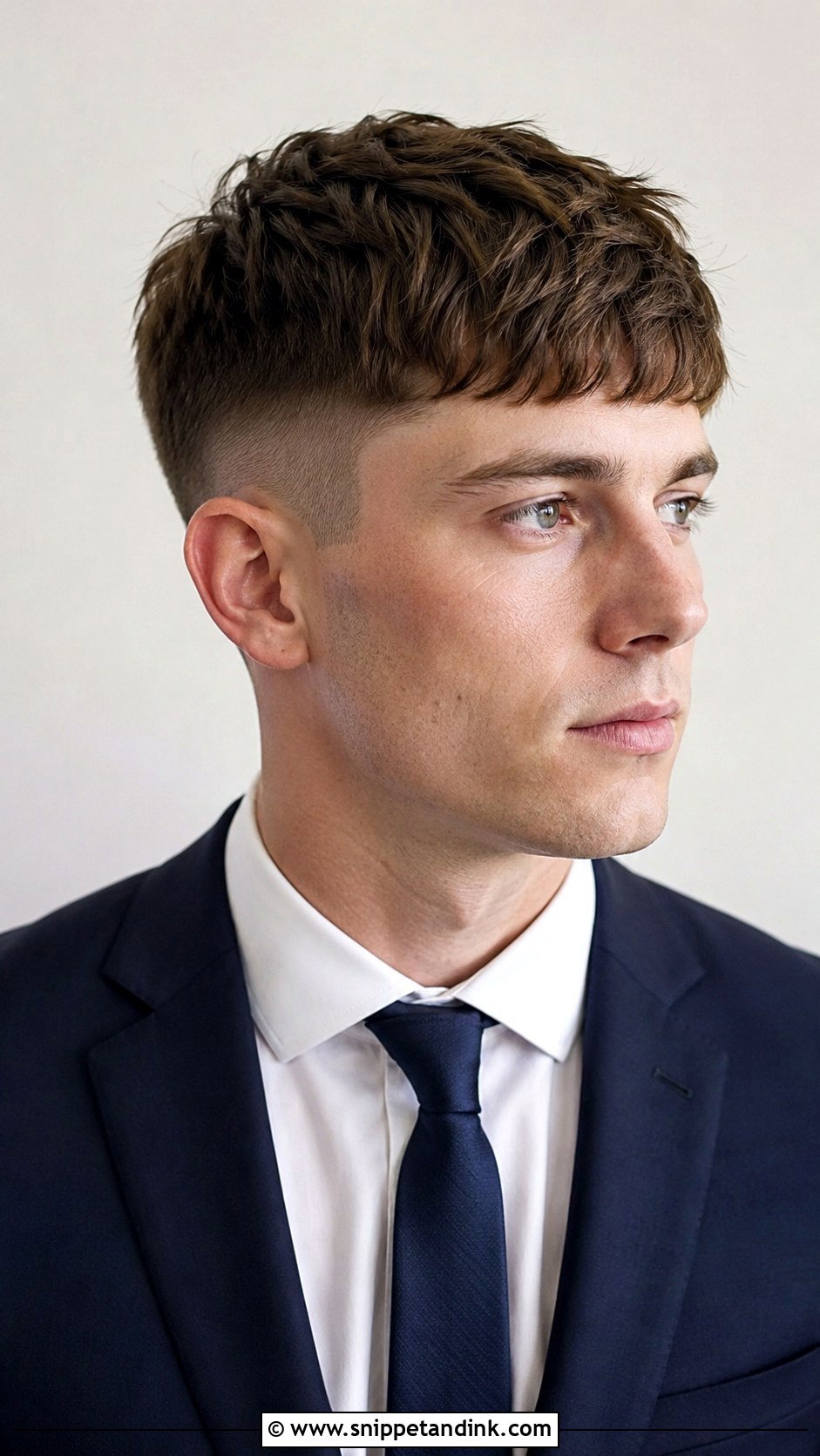 French Crop Wedding Haircut - Snippet and Ink - 25 Groom Hairstyle Men Ideas
