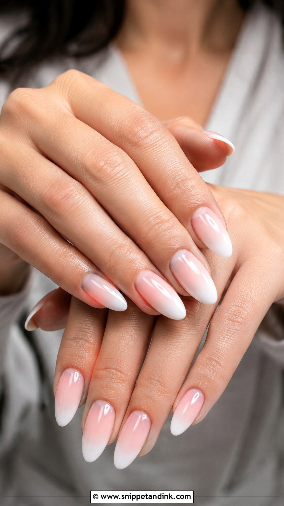 French Ombre Wedding Guest Nails - Snippet and Ink - 20 Classy Elegant Nails for Wedding Guest