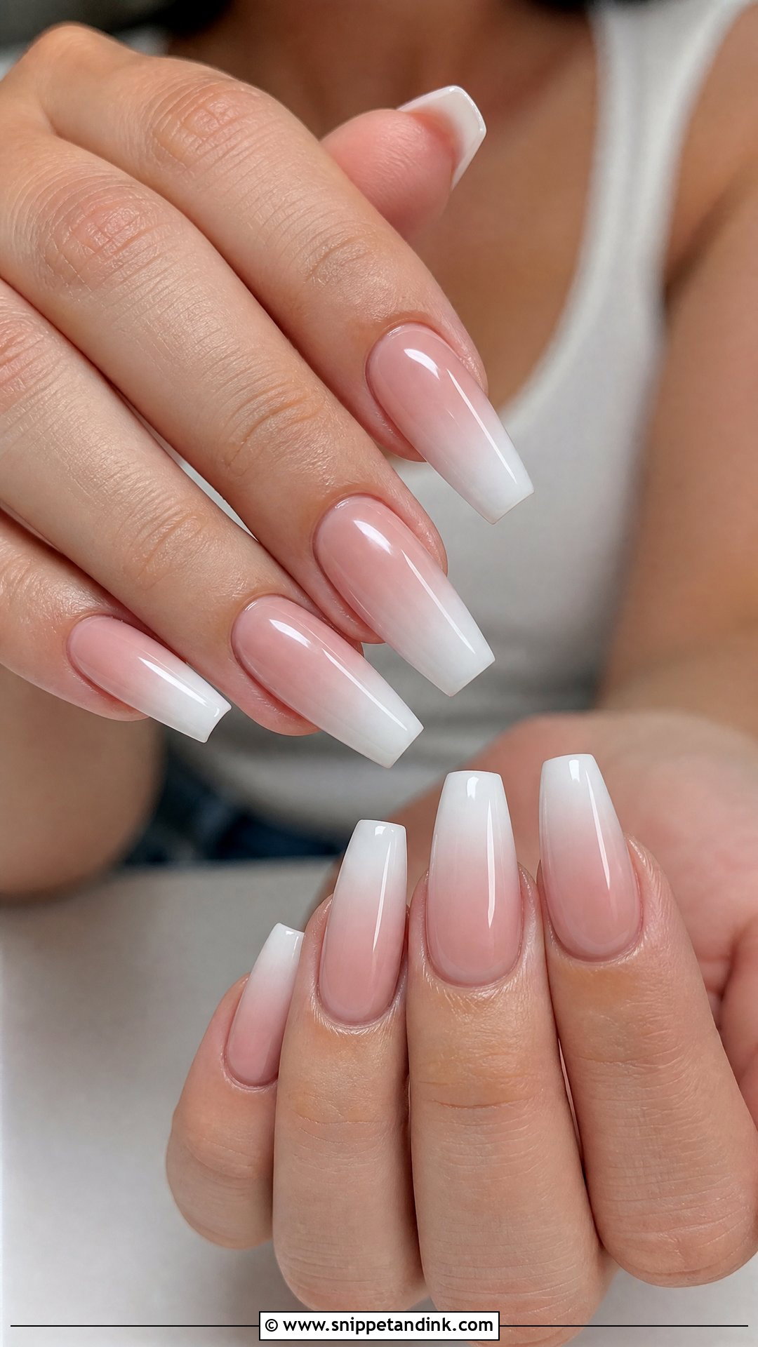 French Ombre Wedding Nails - Snippet and Ink - 25 Trendy Wedding Nails