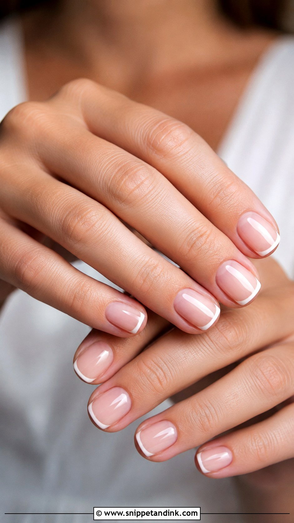 French Ombre Wedding Nails - Snippet and Ink - 30 Classic Wedding Nails