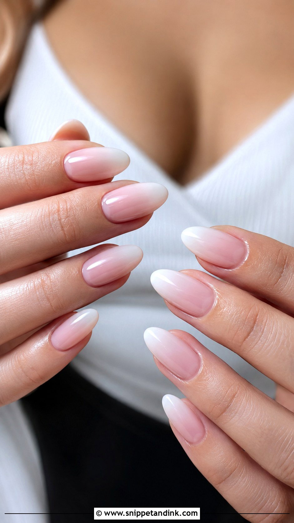 French Ombre Wedding Nails - Snippet and Ink - 20 Ombre Wedding Nails Brides
