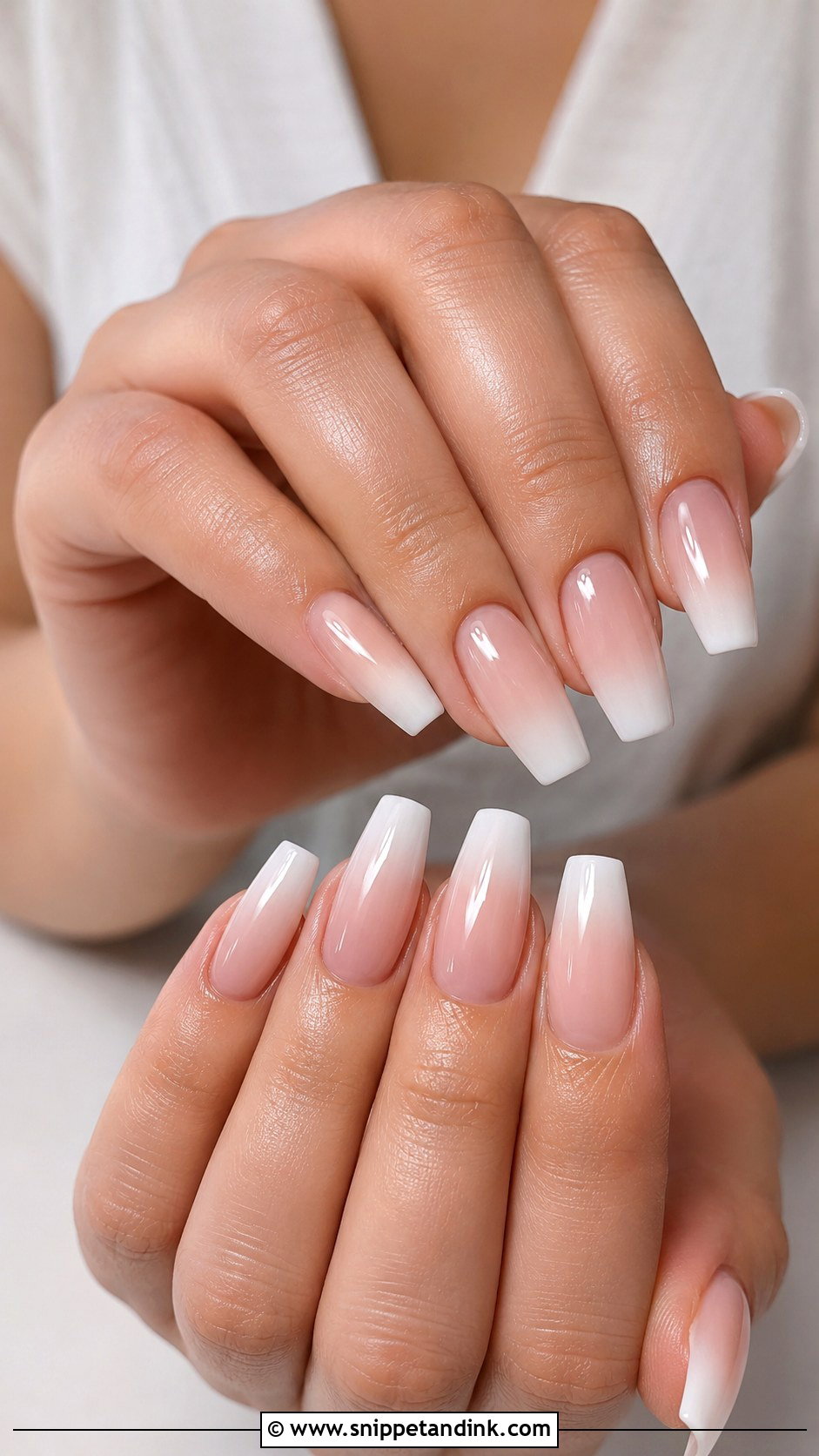 French Ombre Wedding Nails - Snippet and Ink - 20 Wedding Nails 2025 Trends