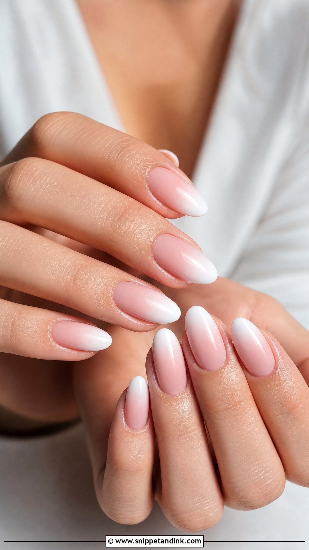 French Ombre Wedding Nails - Snippet and Ink - 25 French Tip Wedding Nails for Bride