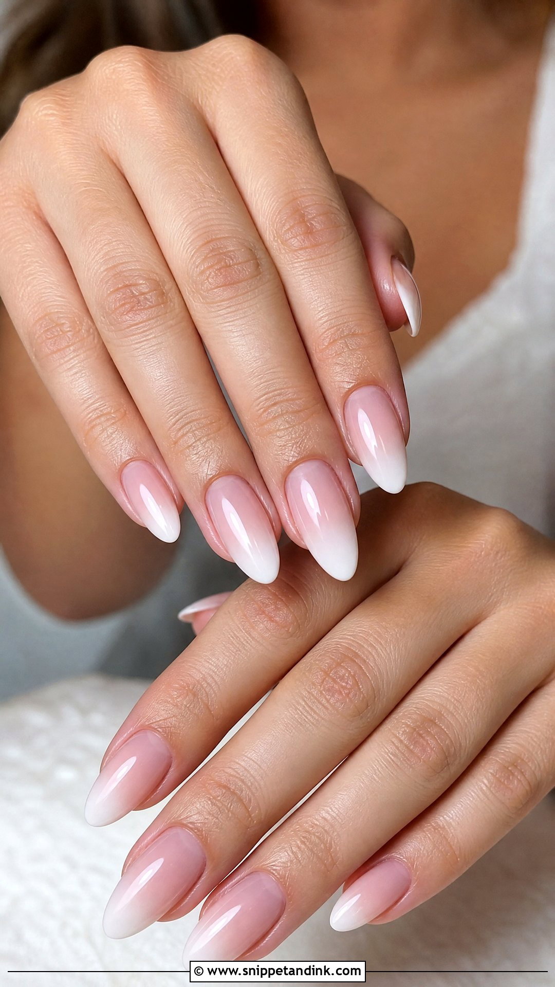 French Ombre Wedding Nails - Snippet and Ink - 25 Ombre Wedding Nails