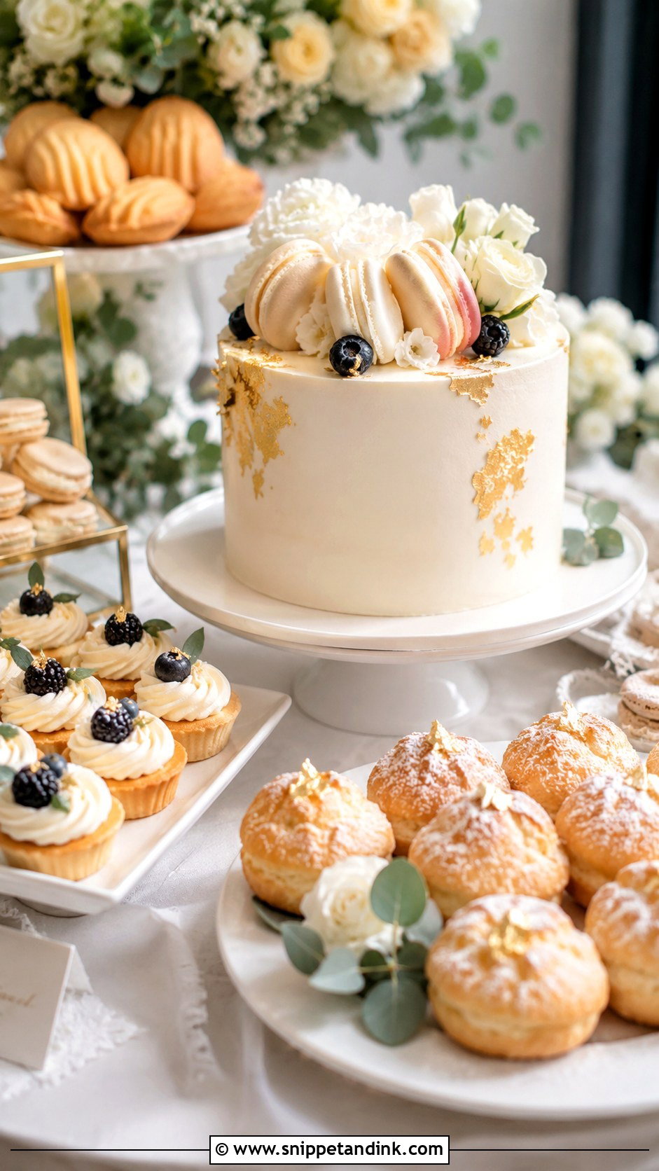 French Patisserie Wedding Cake - Snippet and Ink - 25 French Style Wedding Cake Ideas