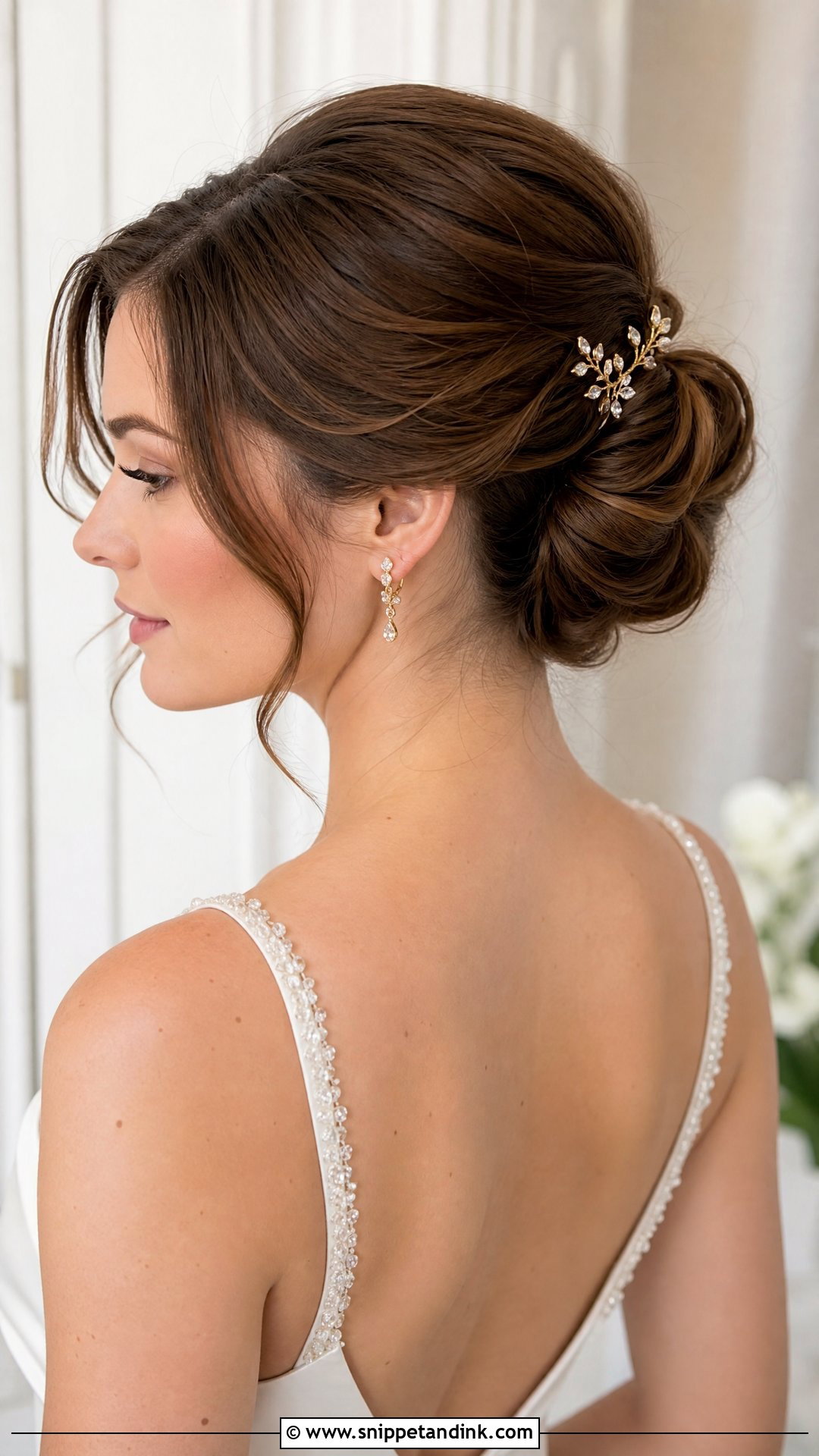 French Roll For Short Hair - Snippet and Ink - 20 French Roll Wedding Hairstyle Ideas