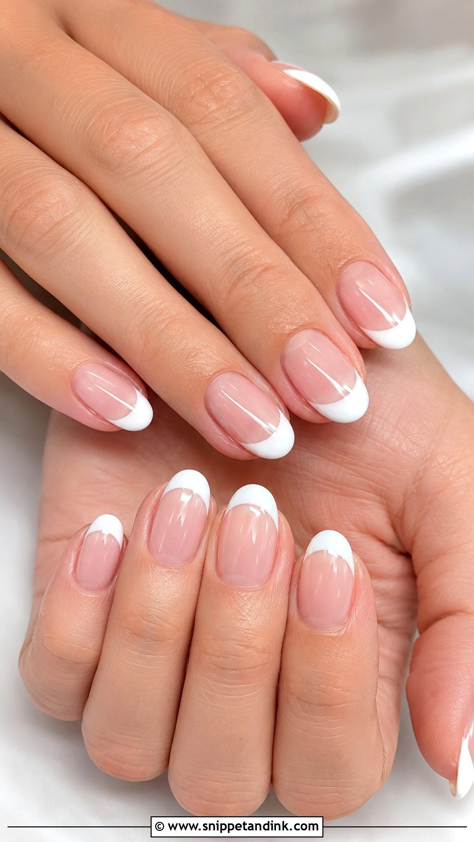 French Tip Acrylic Wedding Nails - Snippet and Ink - 20 Acrylic Nails for Wedding