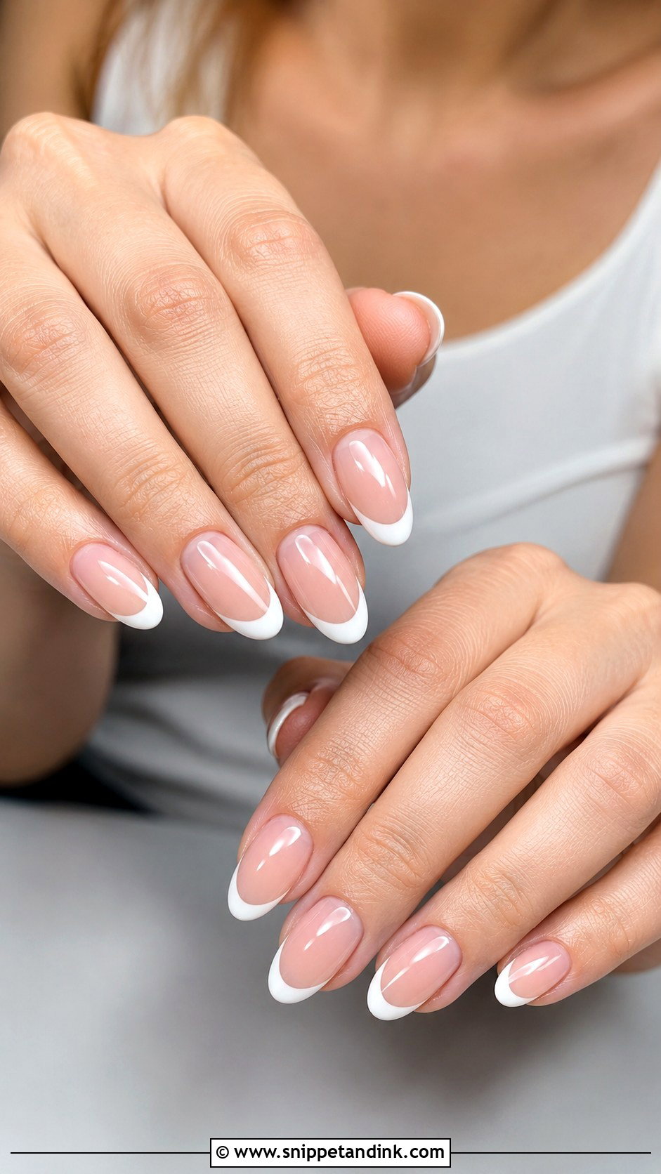 French Tip Bridal Gel Nails - Snippet and Ink - 20 Bridal Gel Nails Wedding