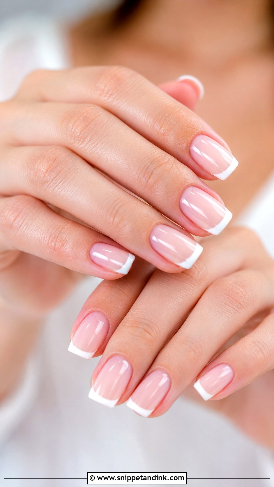 French Tip Bridal Nail Polish - Snippet and Ink - 20 Bridal Nail Polish Ideas