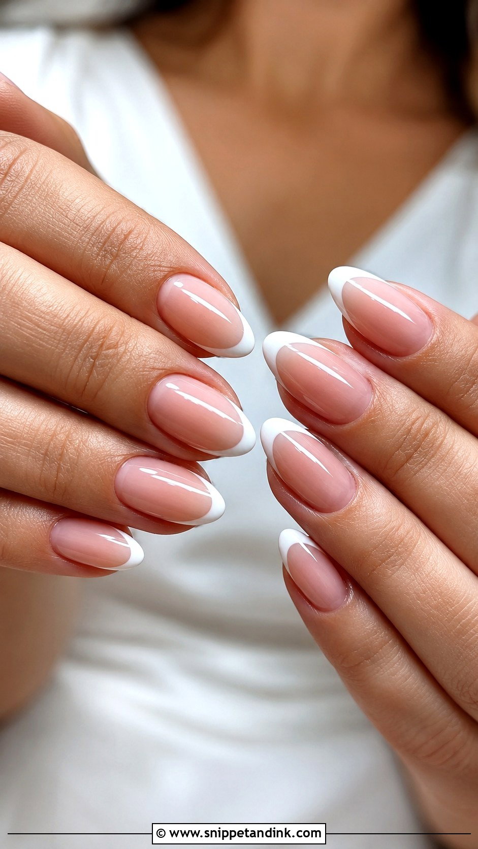 French Tip Bridesmaid Nails - Snippet and Ink - 30 Classy Bridesmaid Nails