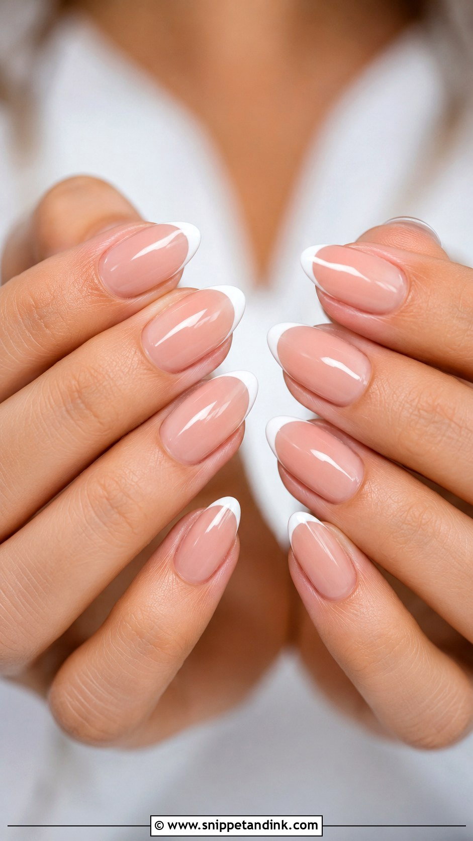 French Tip Wedding Gel Nails - Snippet and Ink - 20 Wedding Gel Nails Brides