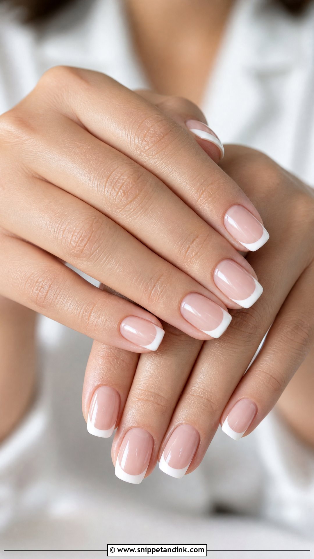 French Tip Wedding Guest Nails - Snippet and Ink - 35 Wedding Guest Nails