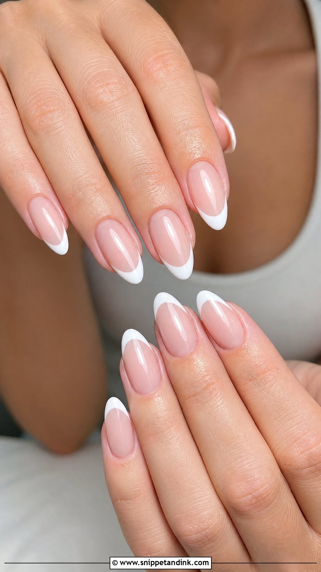 French Tip Wedding Nail Extensions - Snippet and Ink - 25 Nail Extension Designs for Wedding