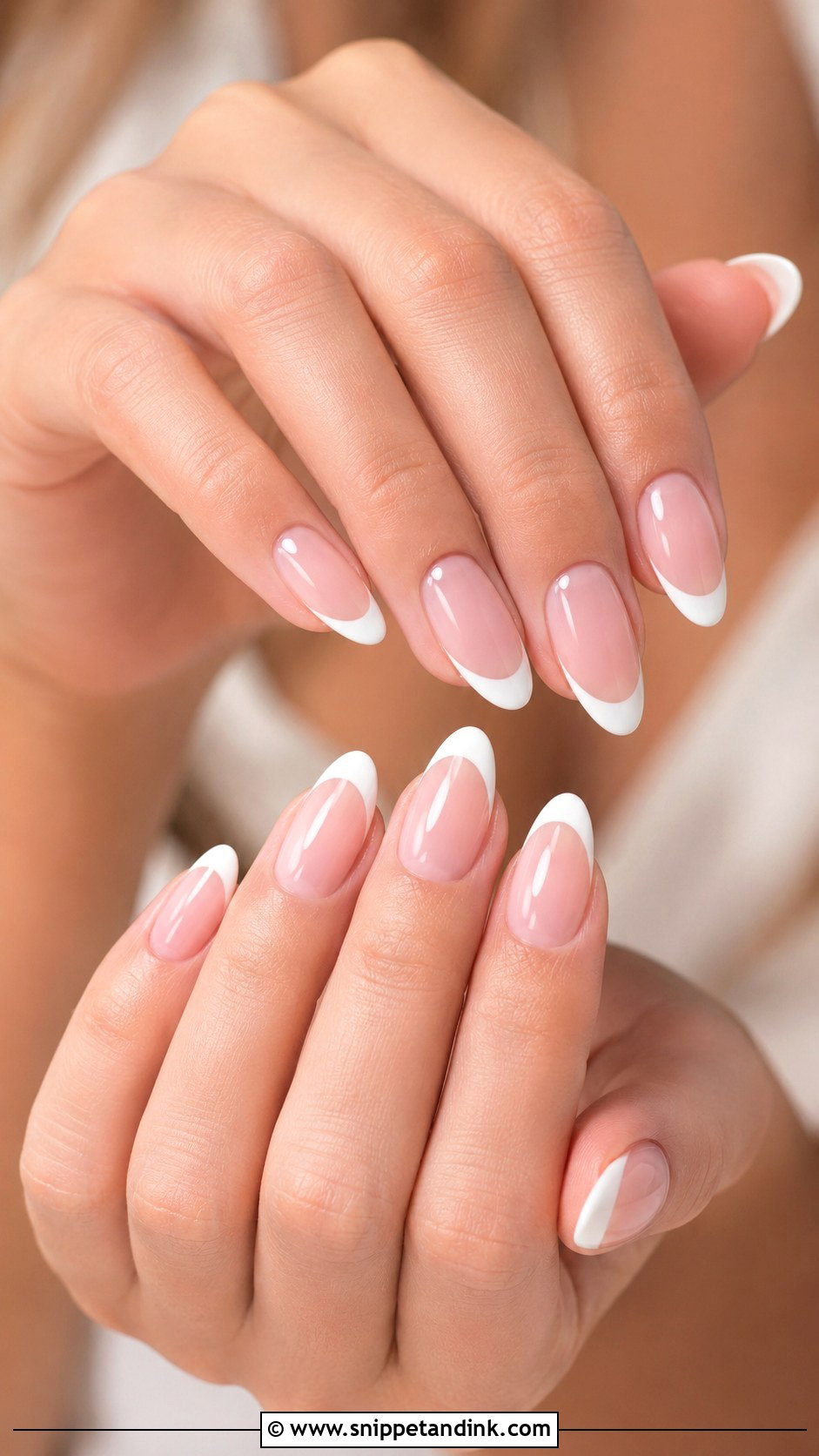 French Tip Wedding Nails - Snippet and Ink - 20 Nail Art Design for Wedding Ideas