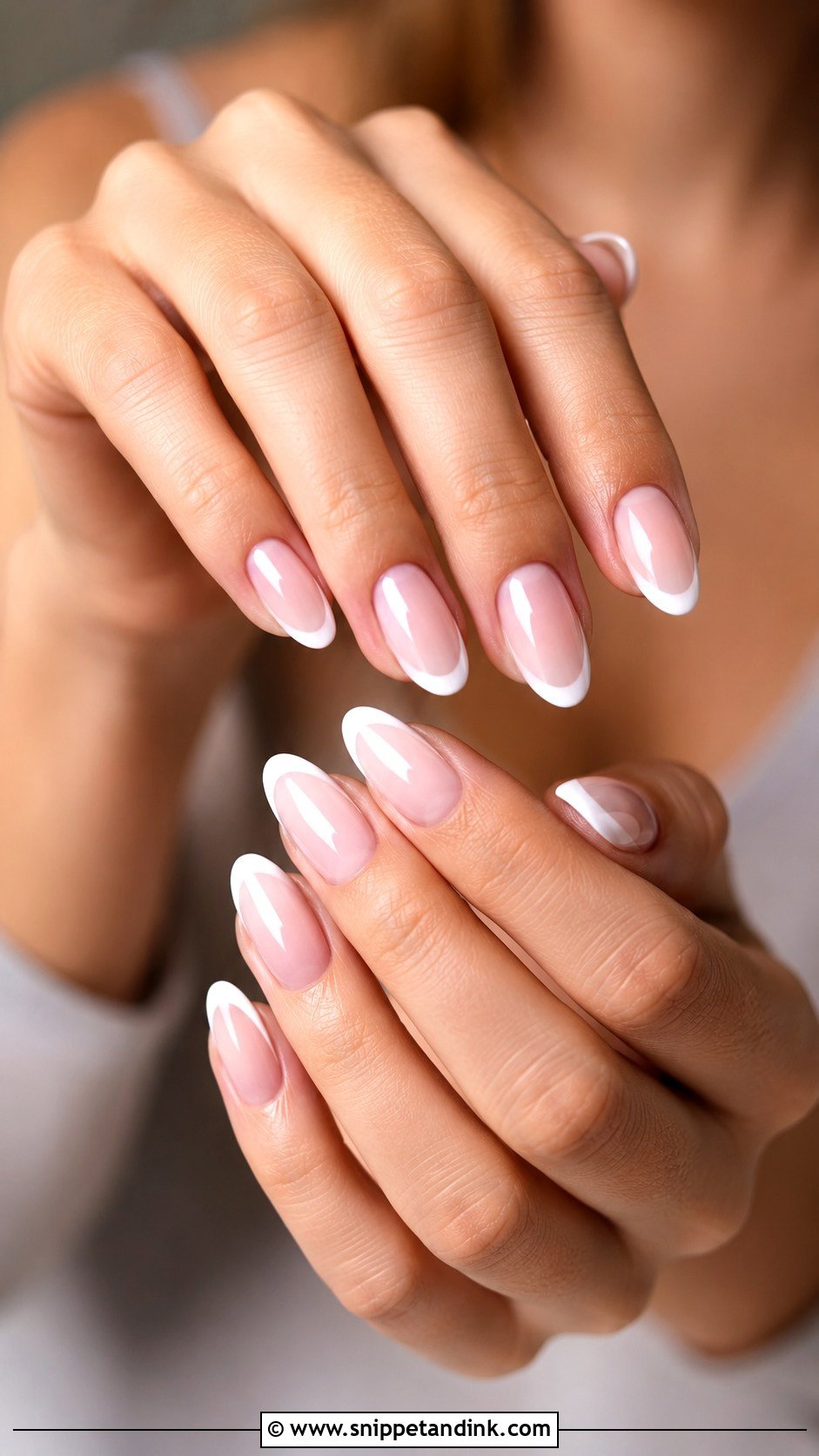 French Tip Wedding Nails - Snippet and Ink - 30 Wedding Nails Ideas