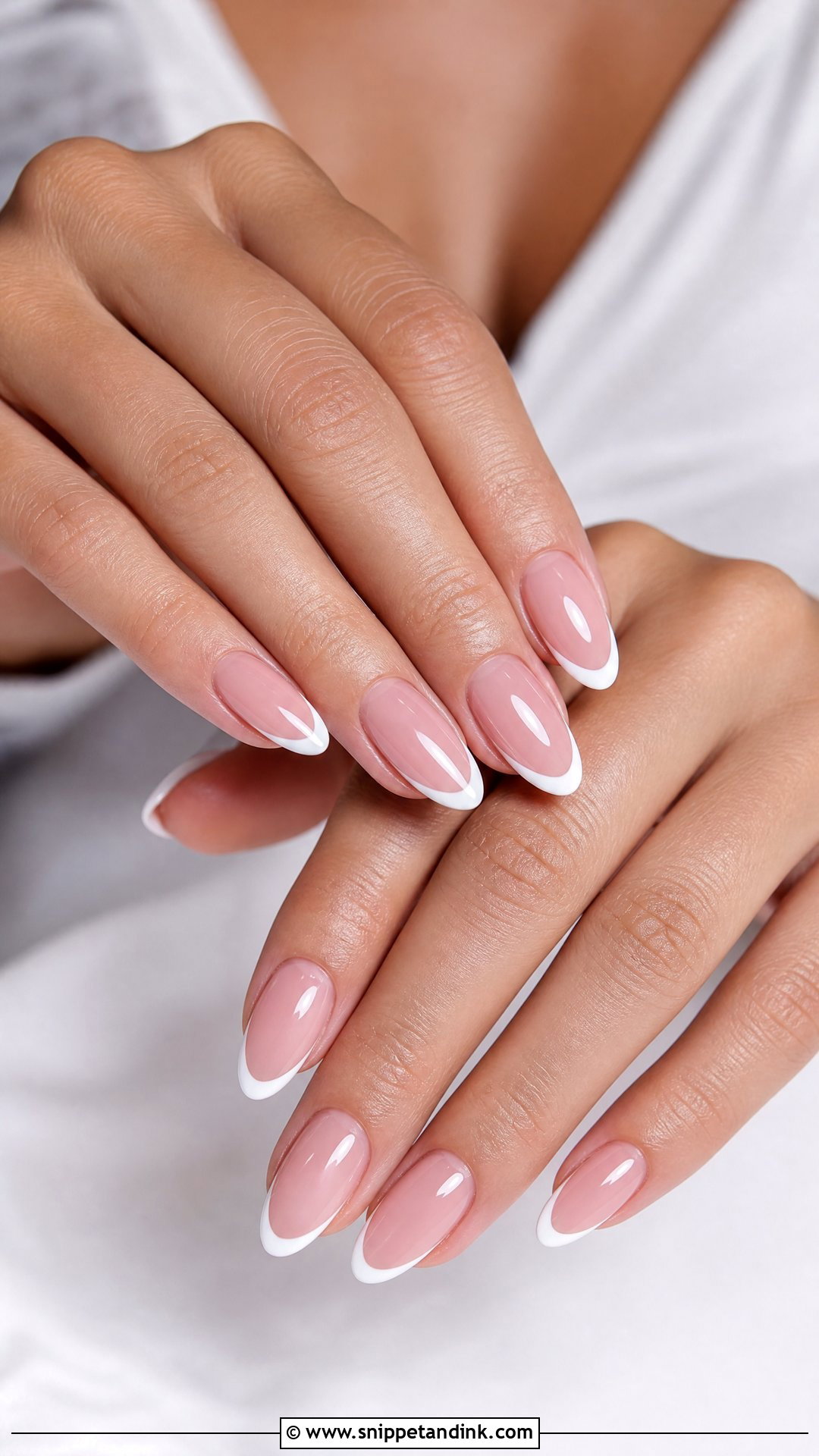 French Tip Wedding Nails - Snippet and Ink - 25 Wedding Nail Designs